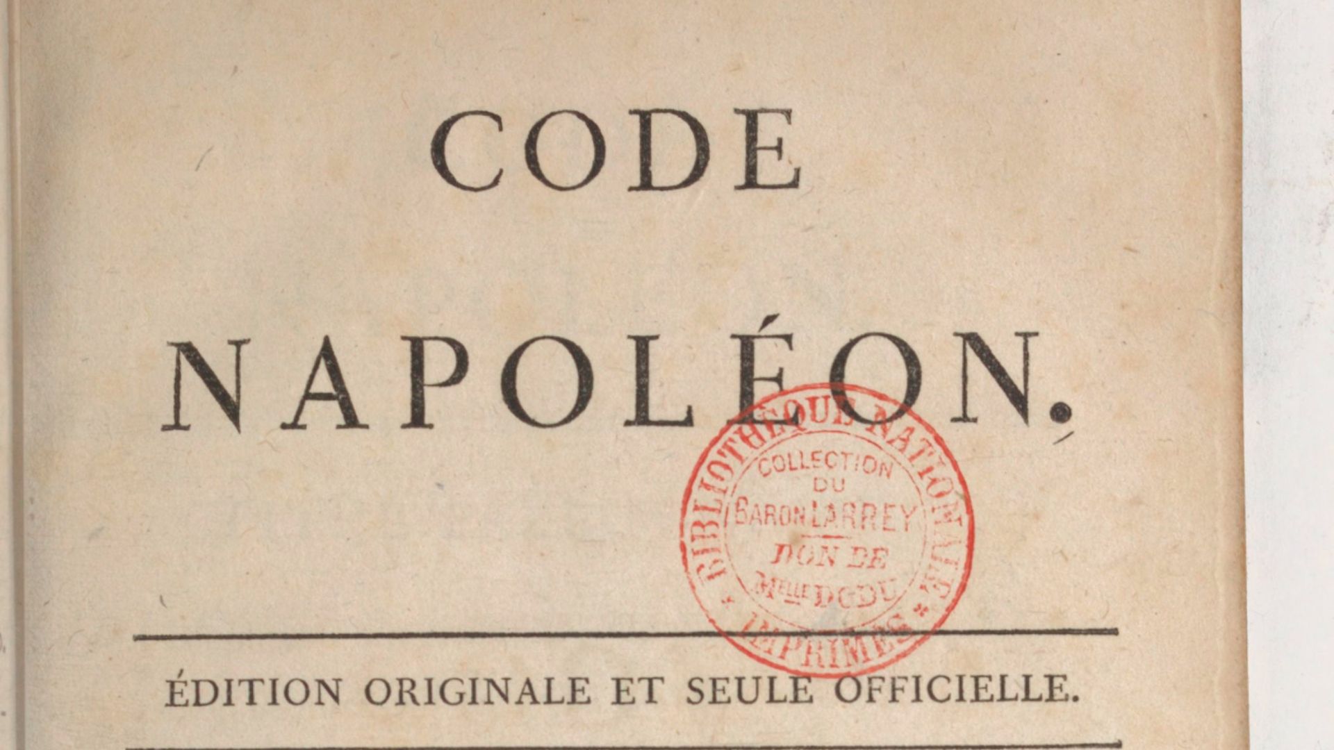 4. Le Code napoléonien exigeait l'obéissance