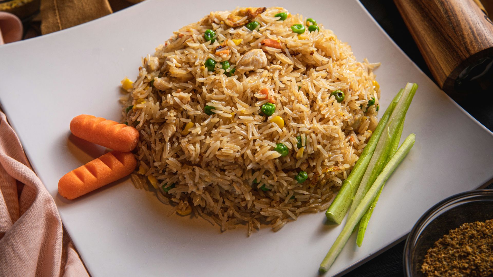 17. Riz frit aux œufs et aux légumes surgelés