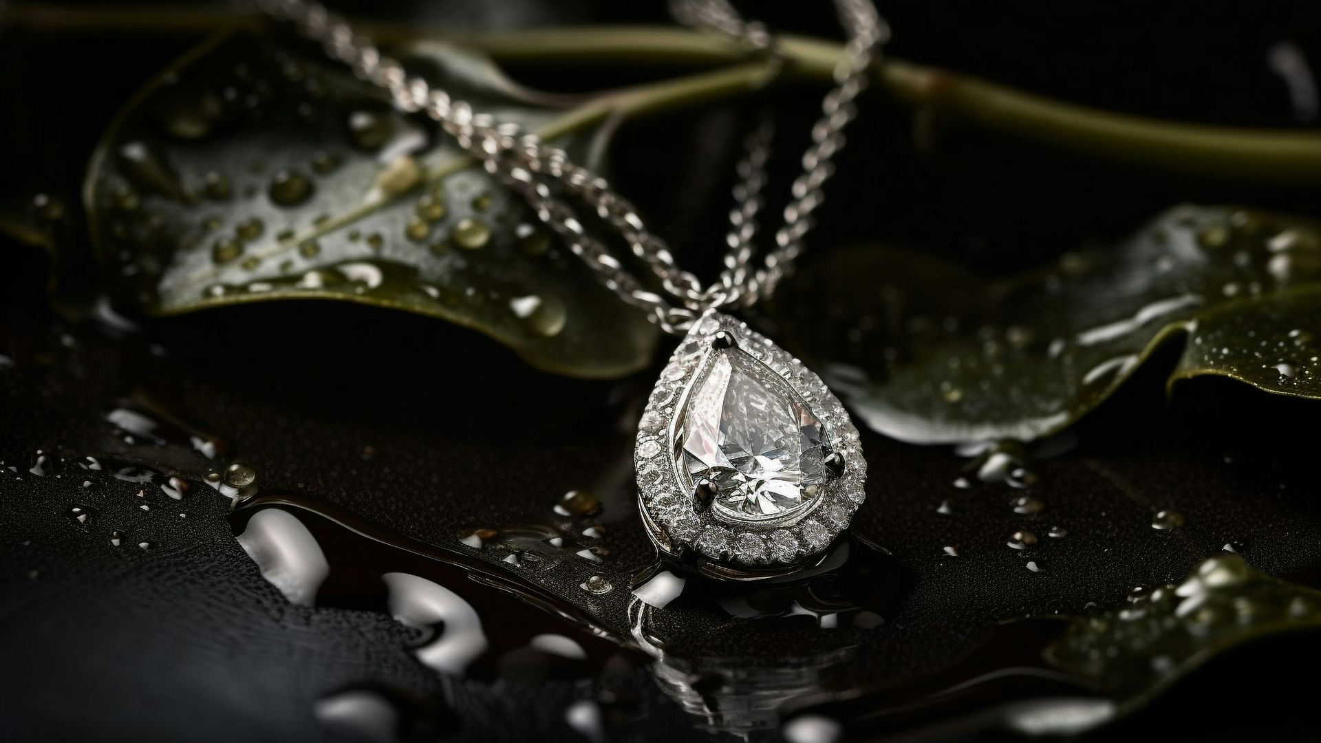 13. Colliers solitaires en diamant