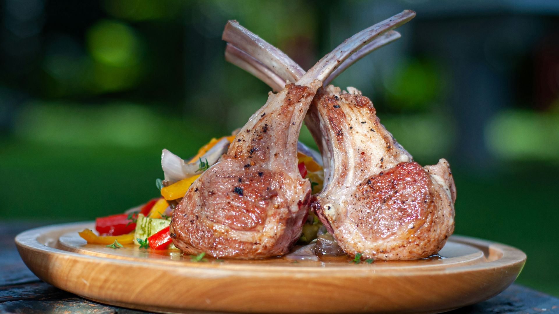 7. Agneau à la sauce à la menthe