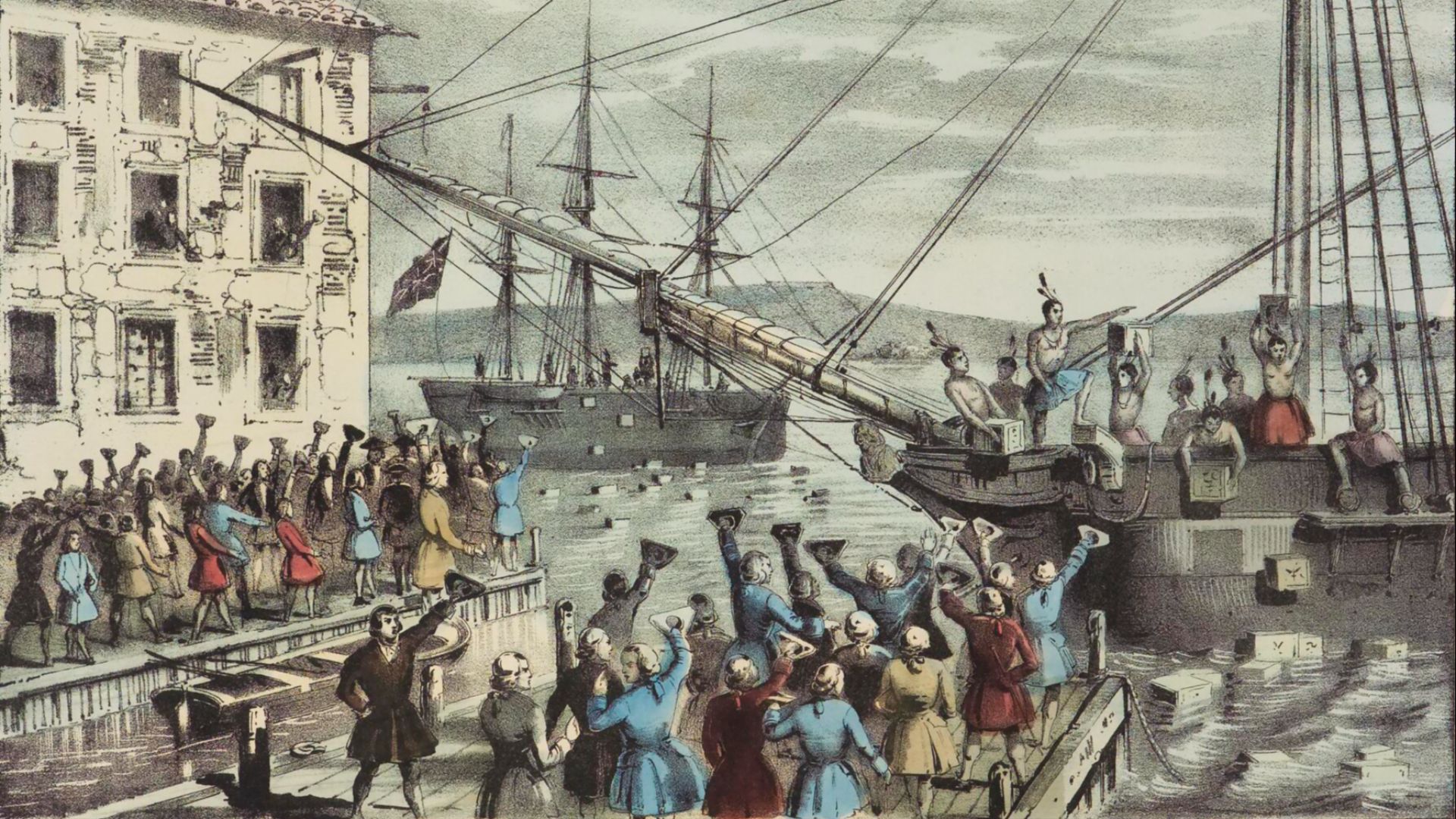 6. La Boston Tea Party : une manifestation spontanée