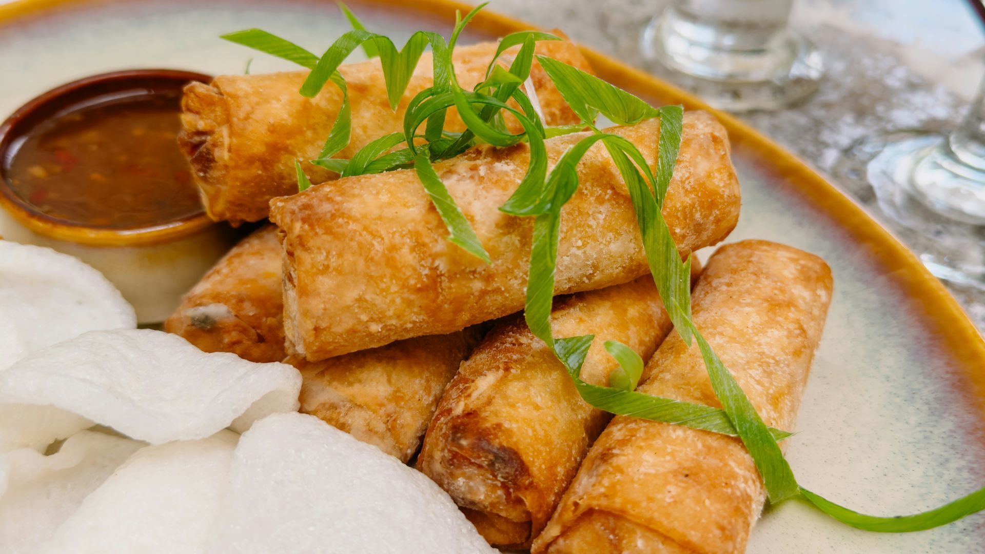 1. Rouleaux de printemps frits