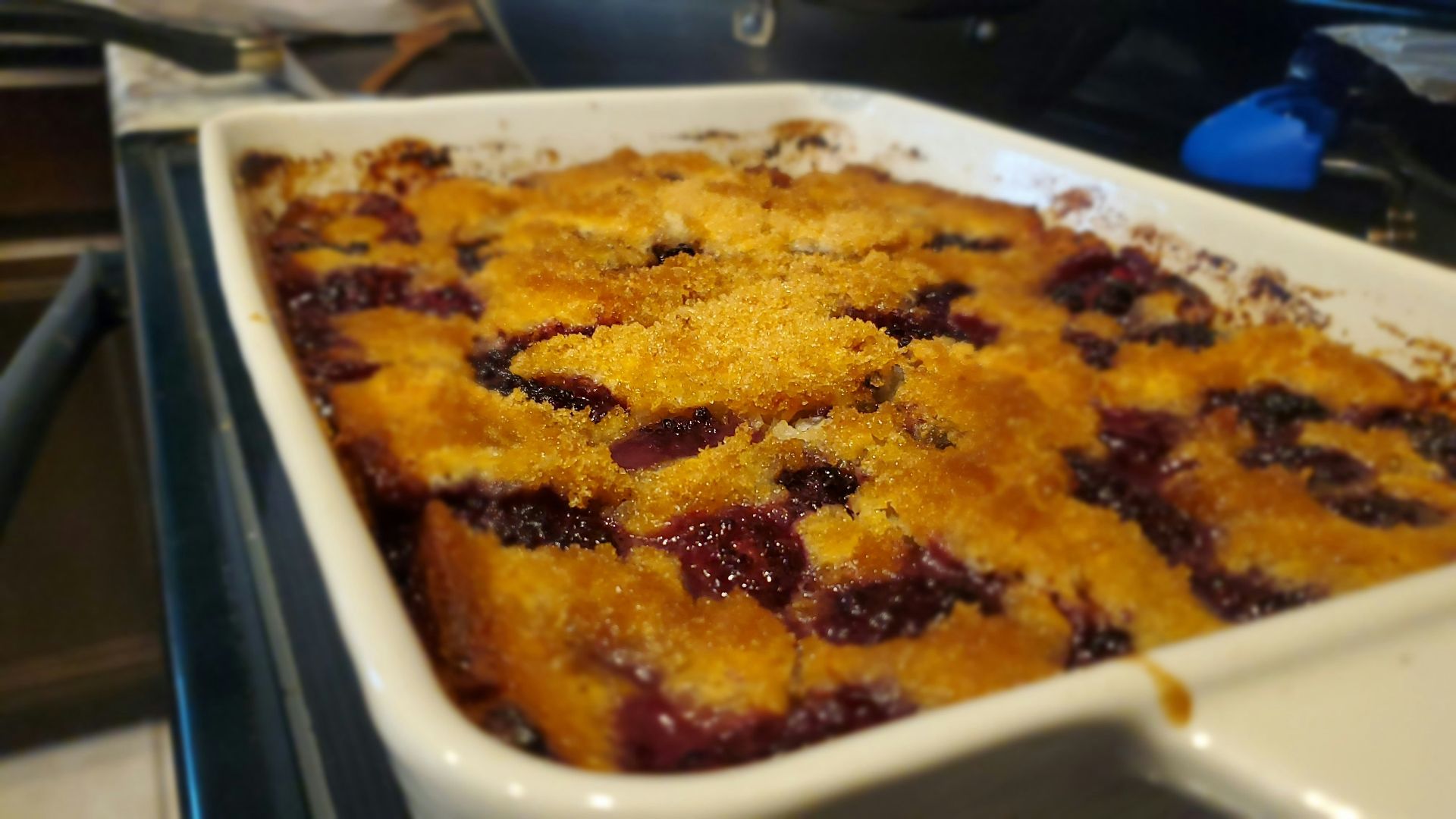 6. Cobbler aux mûres