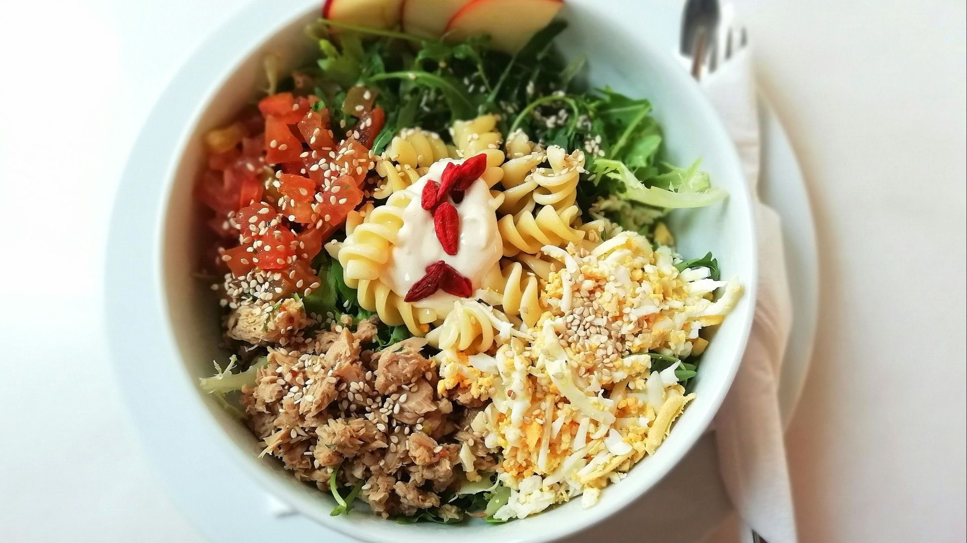 6. Salade de pâtes aux « mille et un ingrédients »