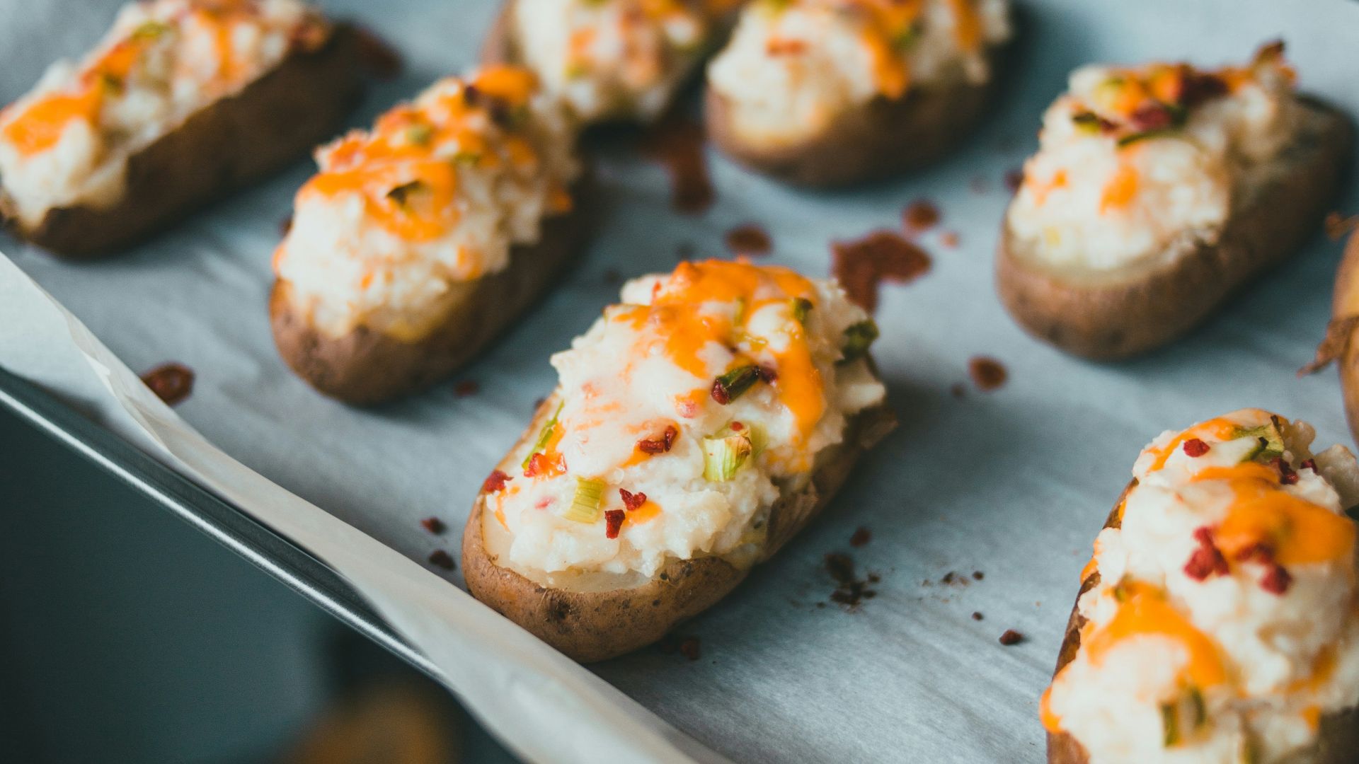 14. Peaux de pommes de terre farcies
