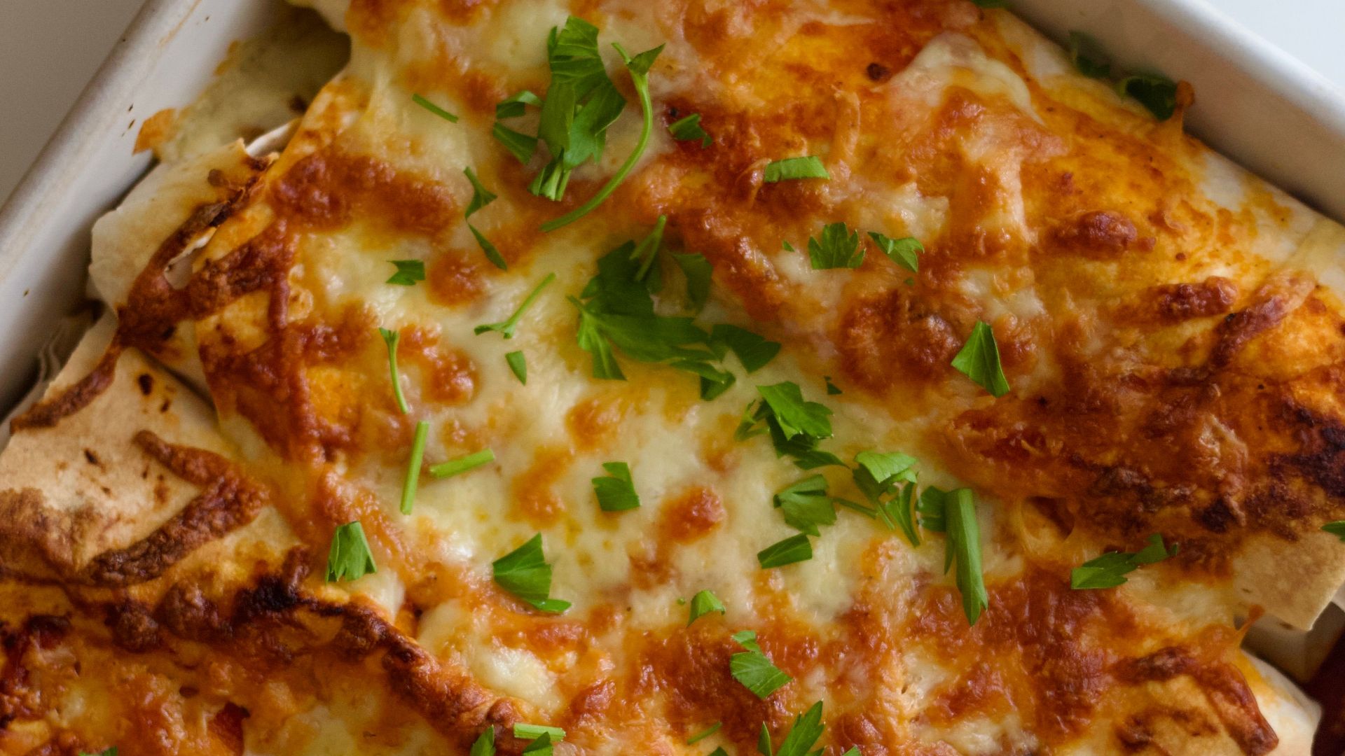 5. Enchiladas au fromage et à la sauce à la crème