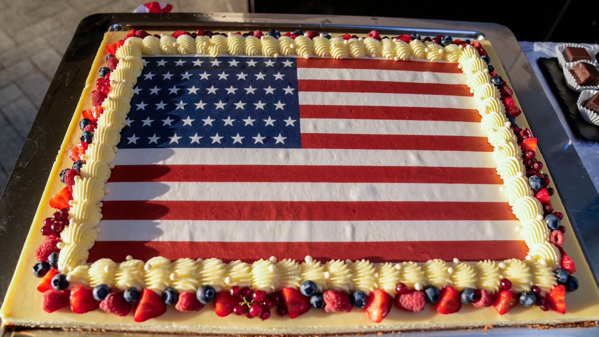 2. Gâteau en forme de drapeau