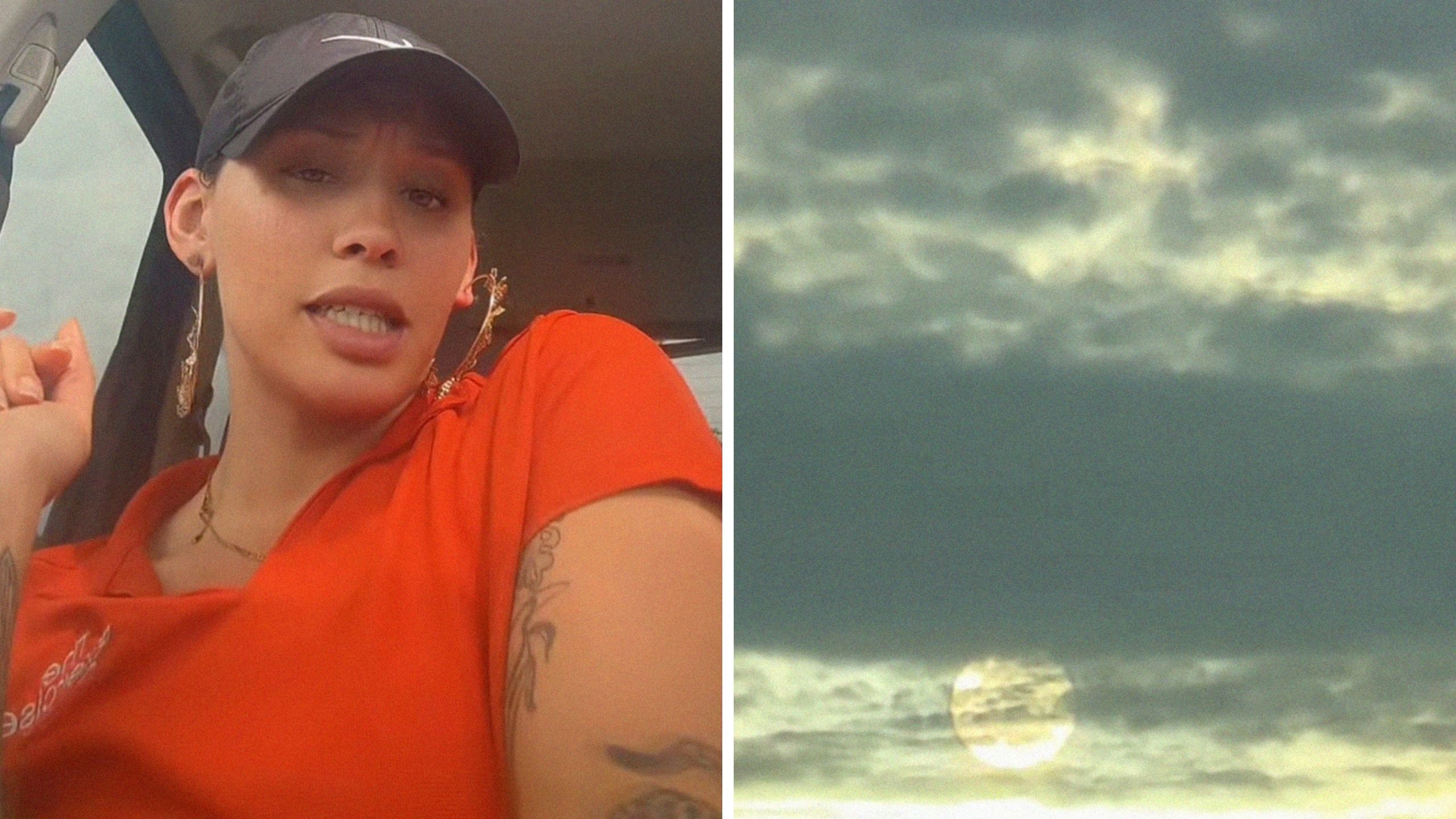 Kentucky woman looks up while driving. Then she captures something shocking in the sky.