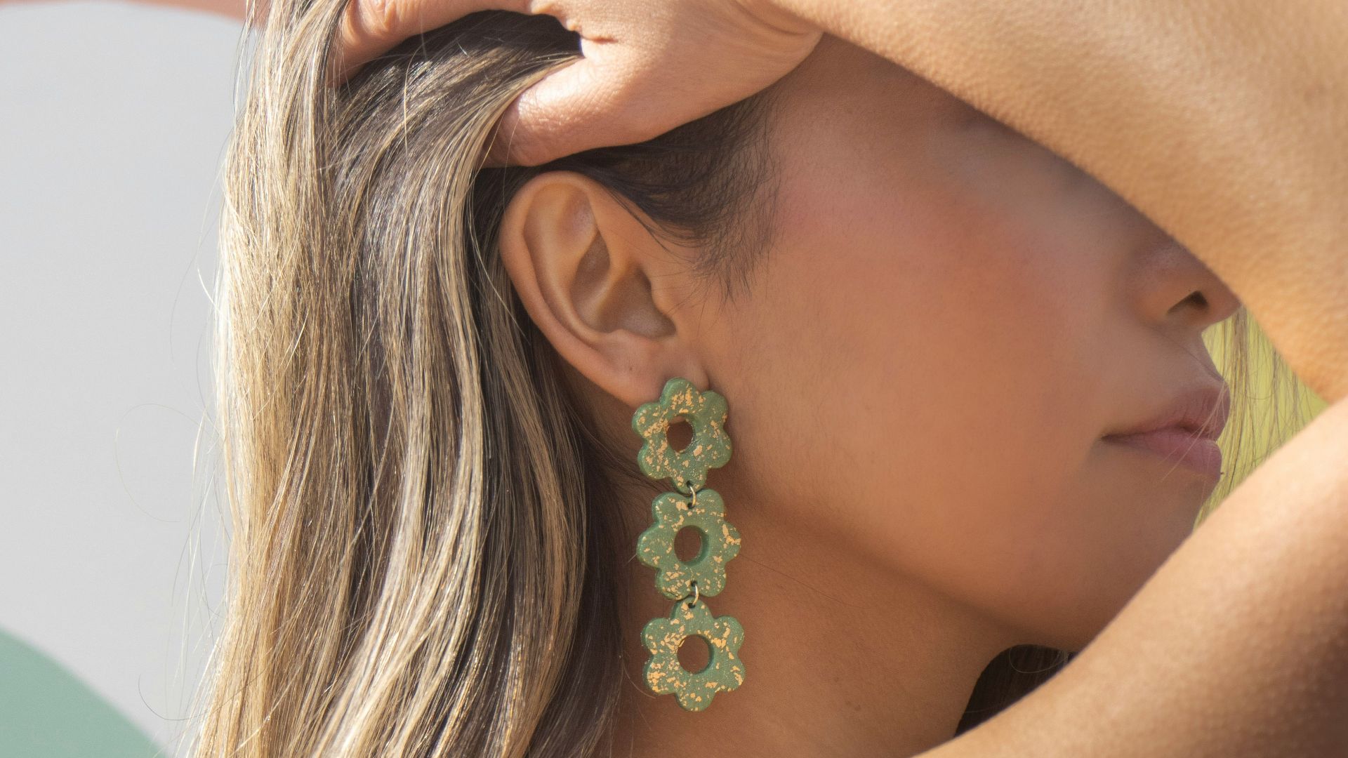 7. Boucles d'oreilles structurées