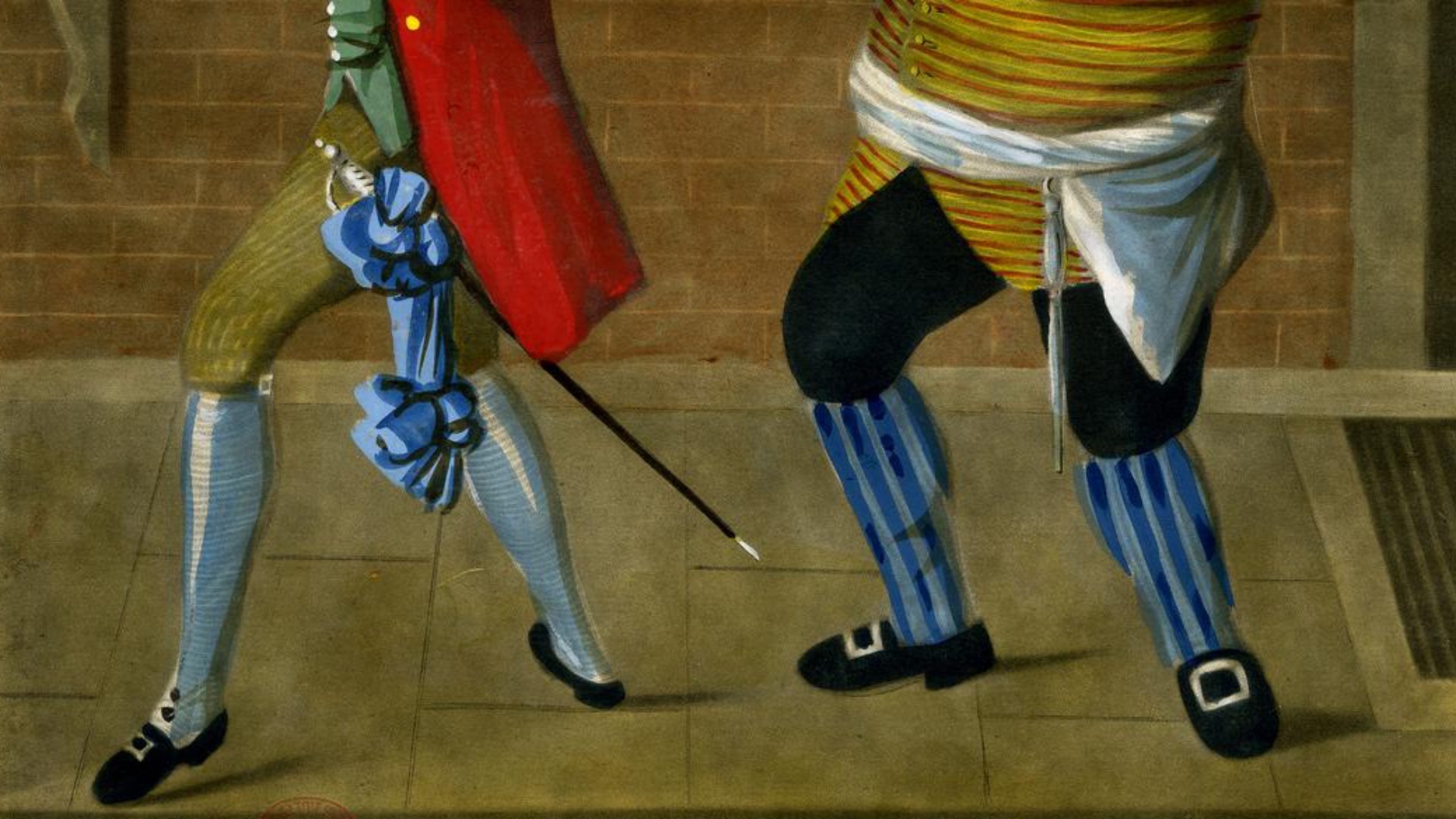 4. Les hommes à la mode « macaroni »
