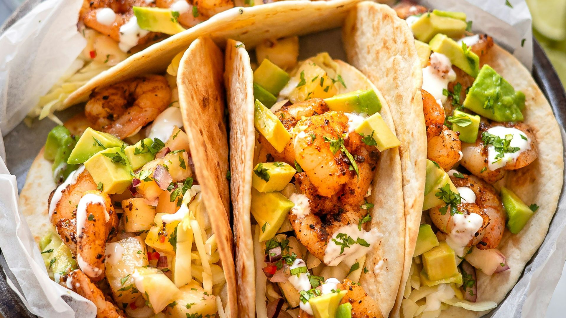6. Tacos aux crevettes