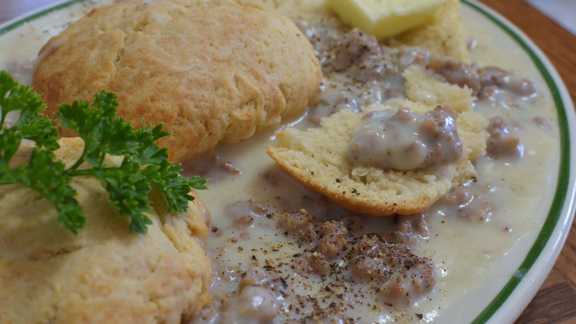 10. Biscuits et sauce
