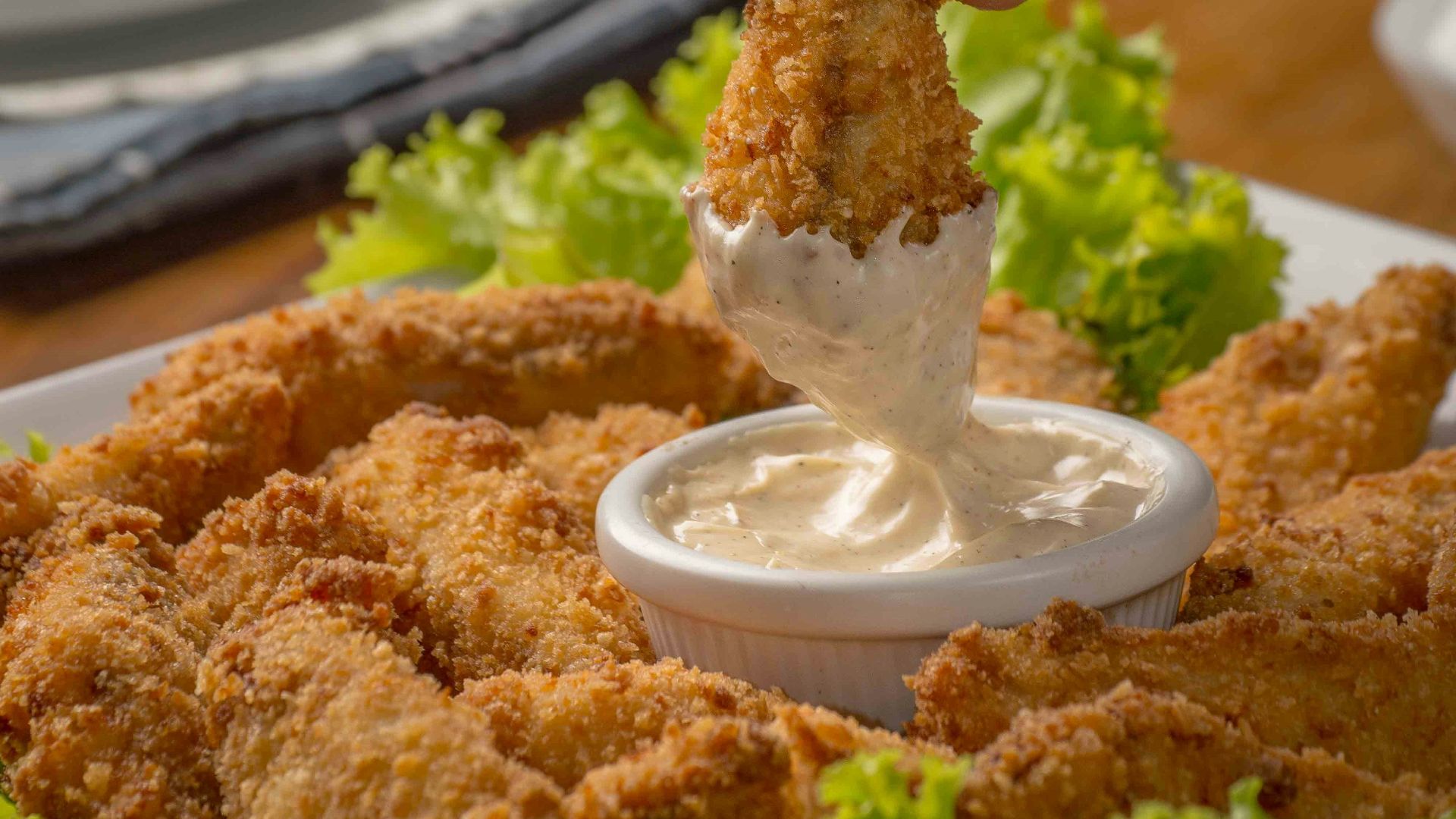 14. Poulet frit