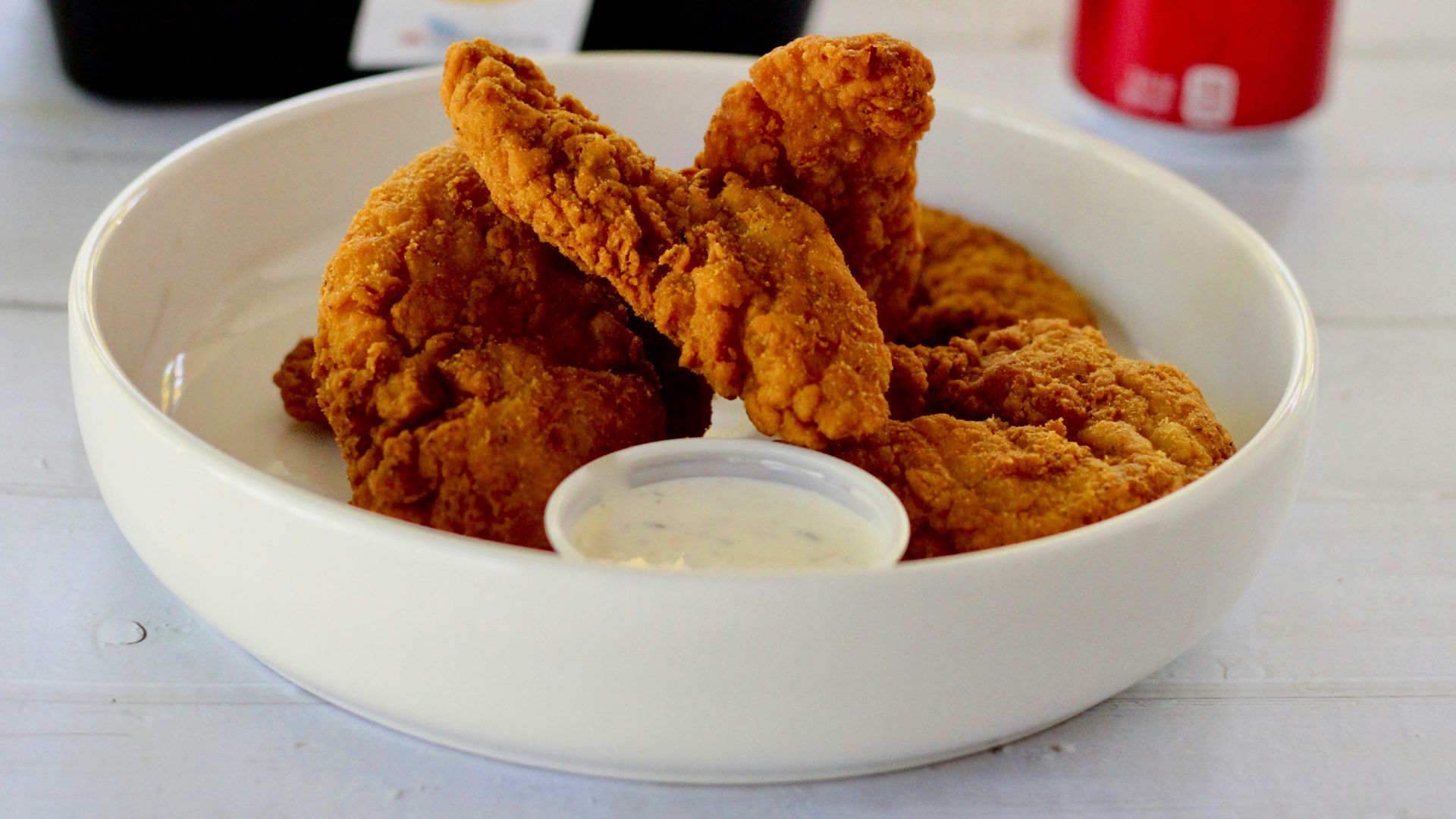10. Filets de poulet frits