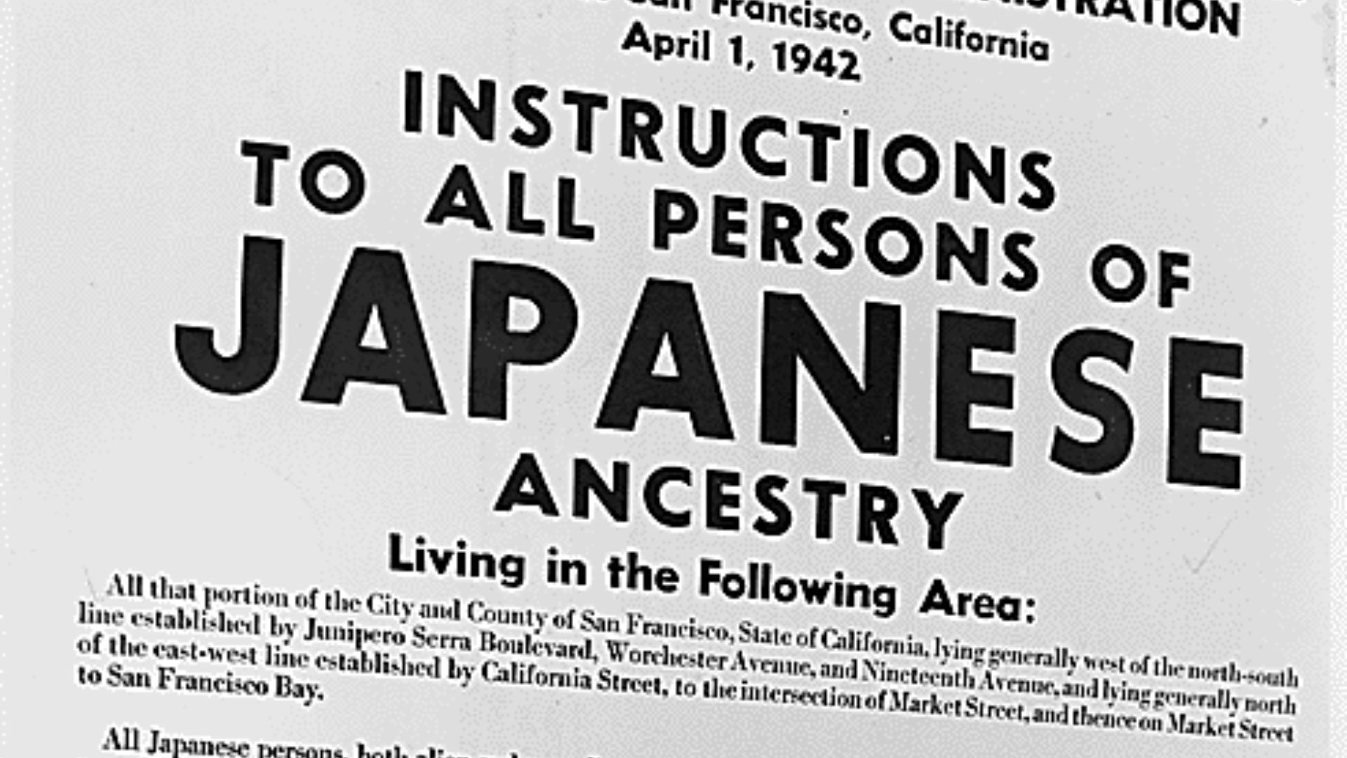2. Ils ont interné les Américains d'origine japonaise