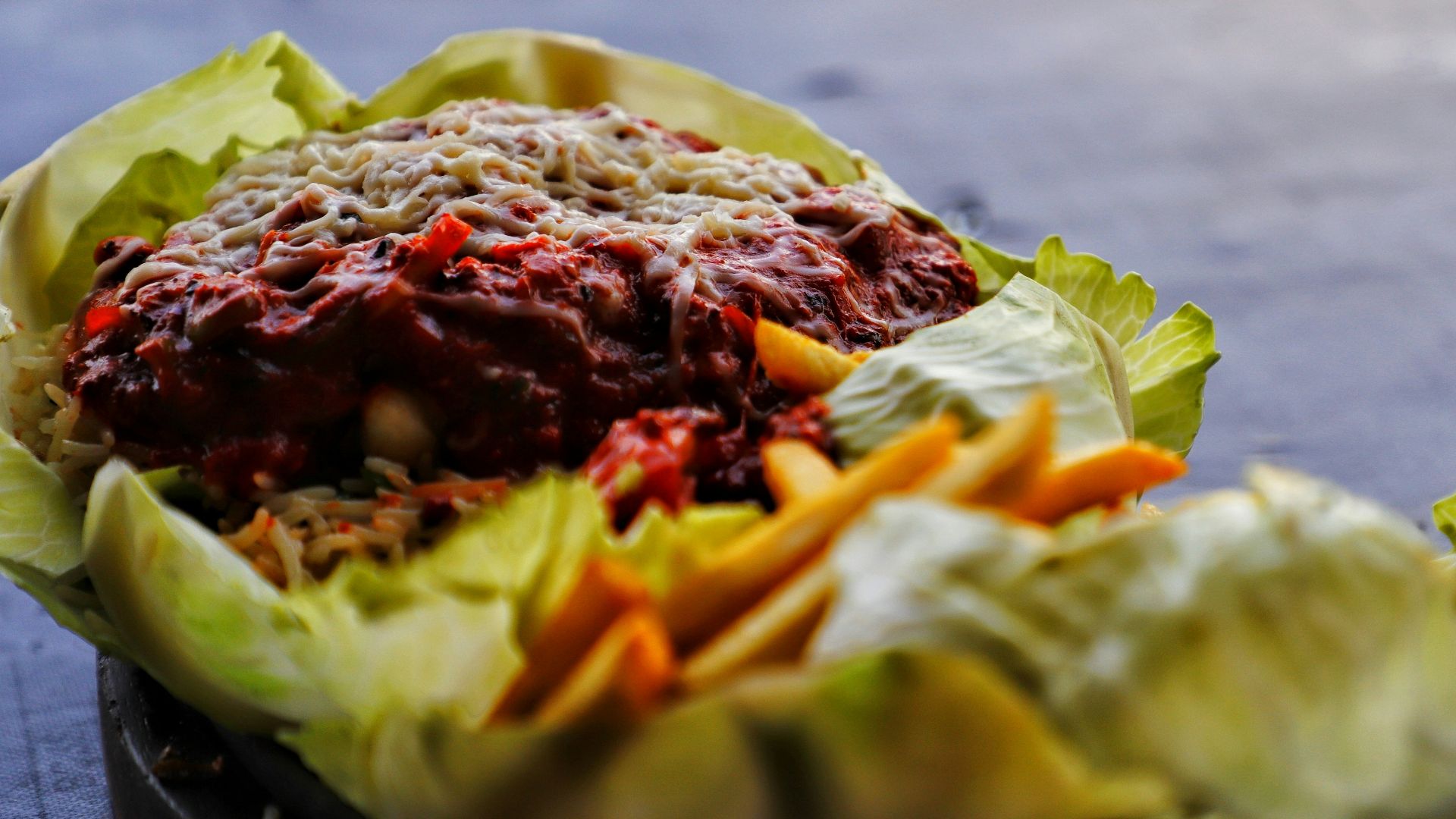 4. Coupelles de laitue au shawarma de poulet