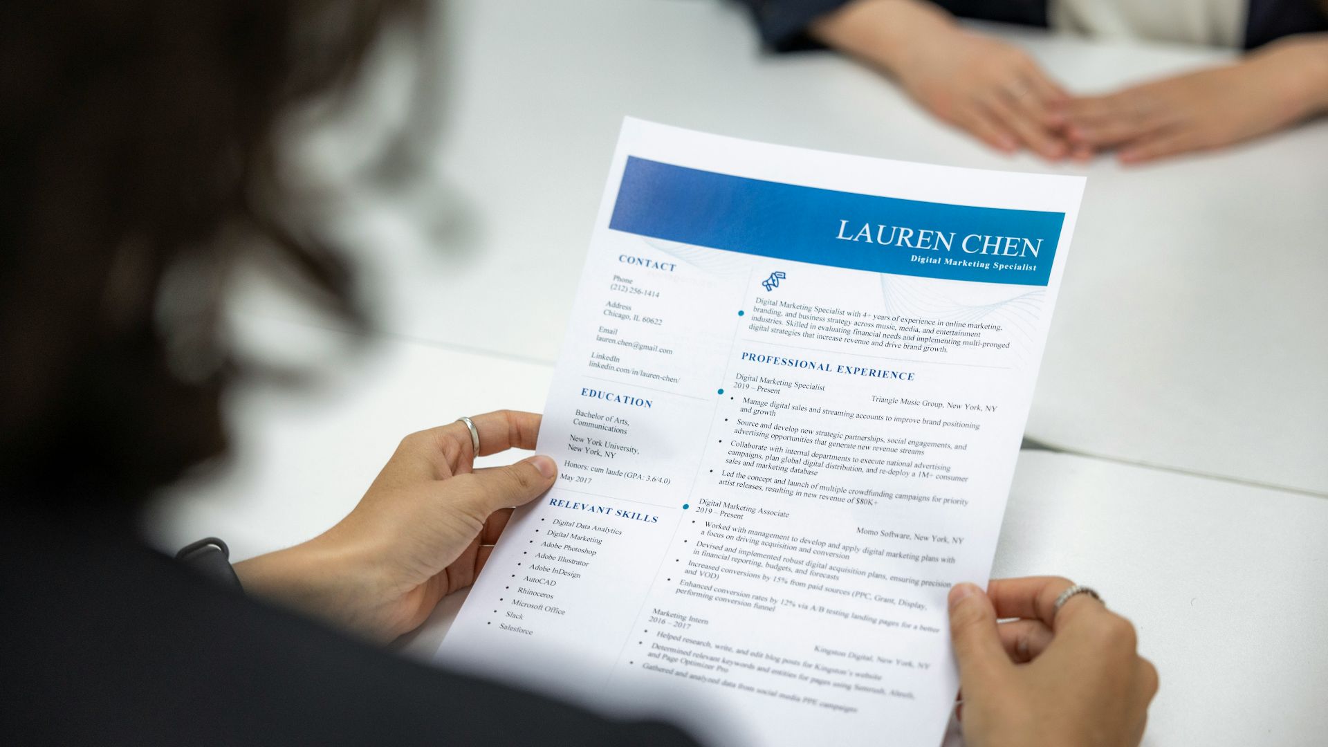 18. Les recruteurs continuent de prôner le CV parfait