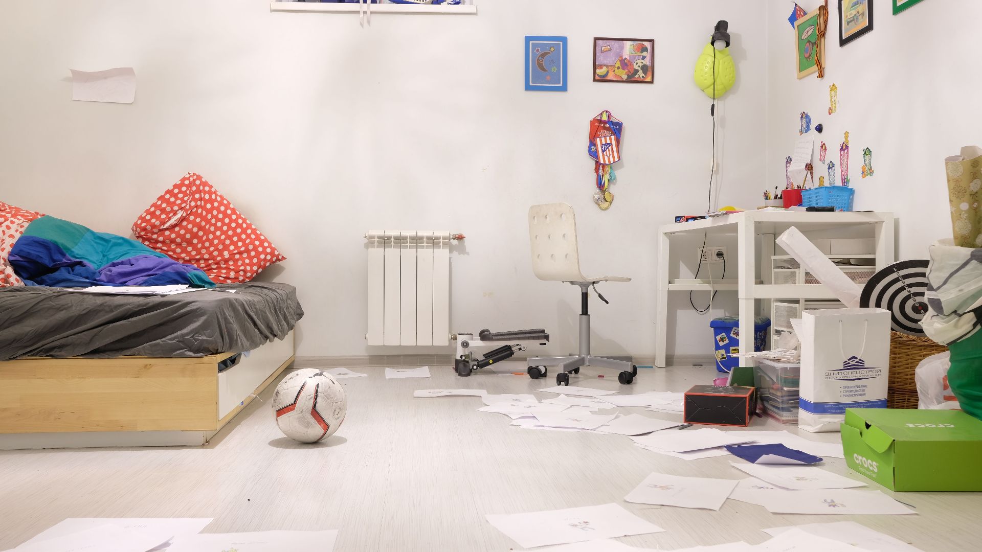 2. Toutes les chambres en désordre