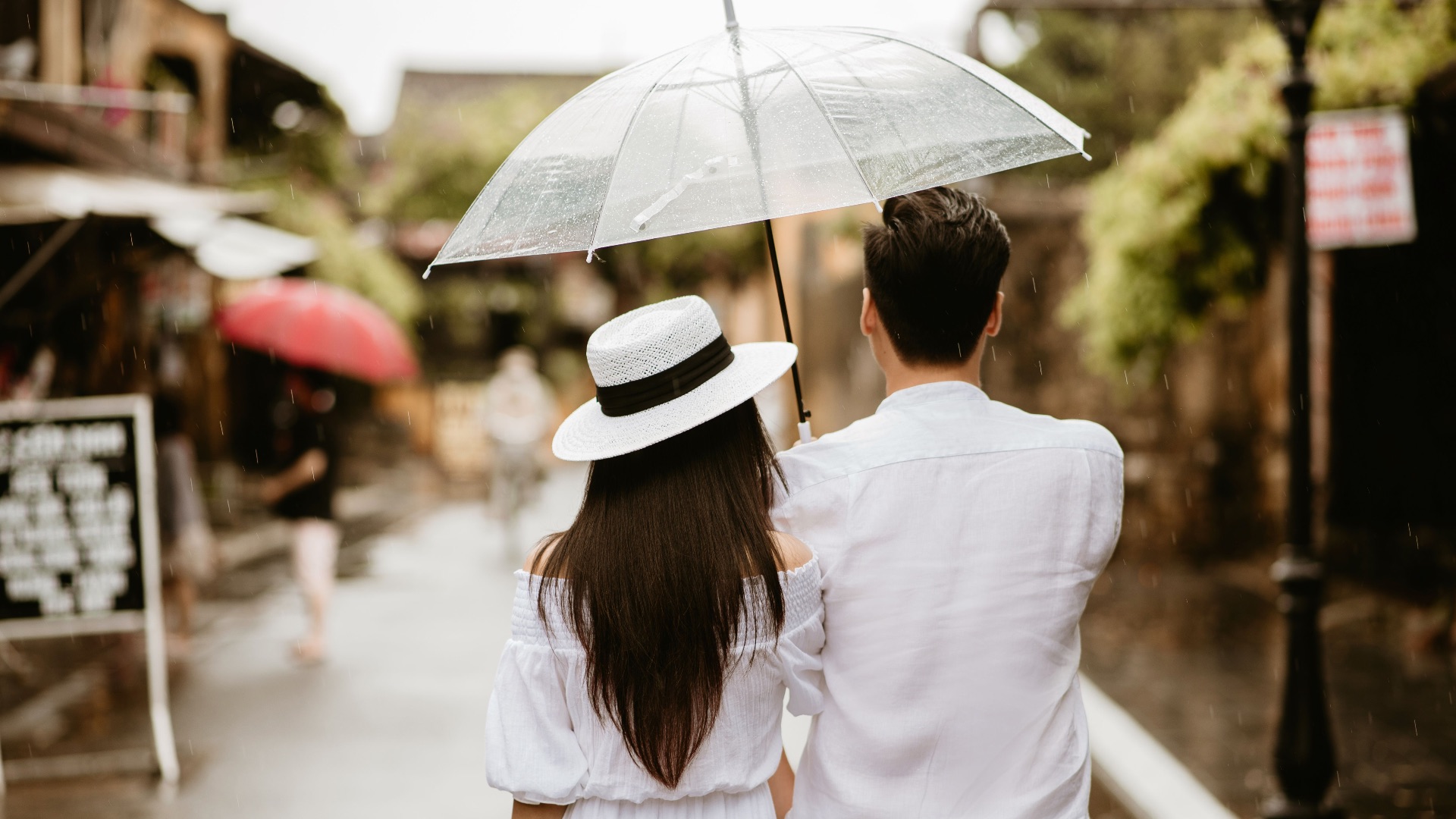 9. Les parapluies partagés jouent rarement en votre faveur
