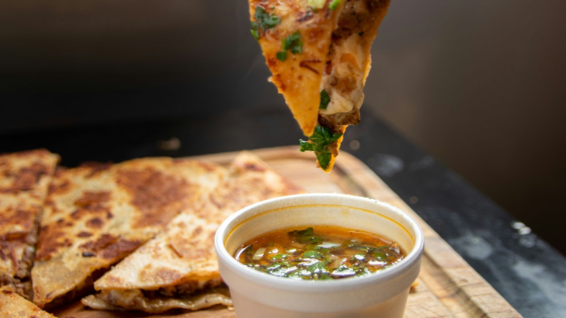 4. Quesadilla au poulet