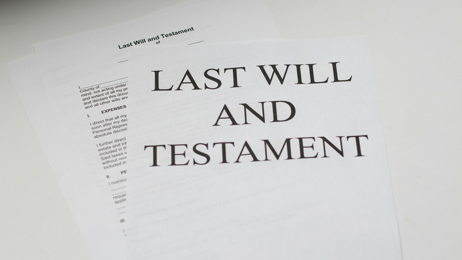 3. Son testament ne mentionnait aucun livre