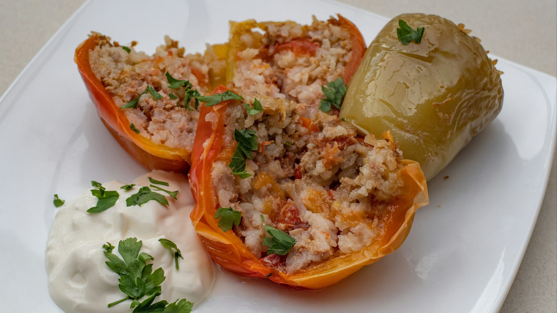 7. Poivrons farcis