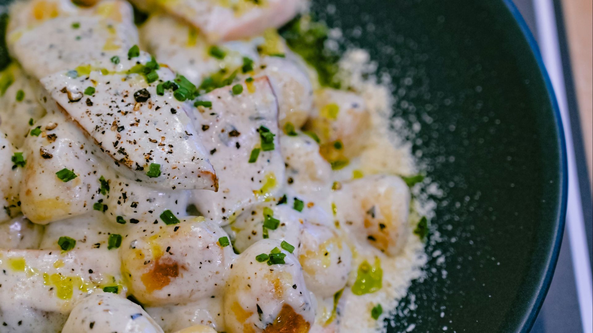 19. Gnocchi à la sauce au gorgonzola