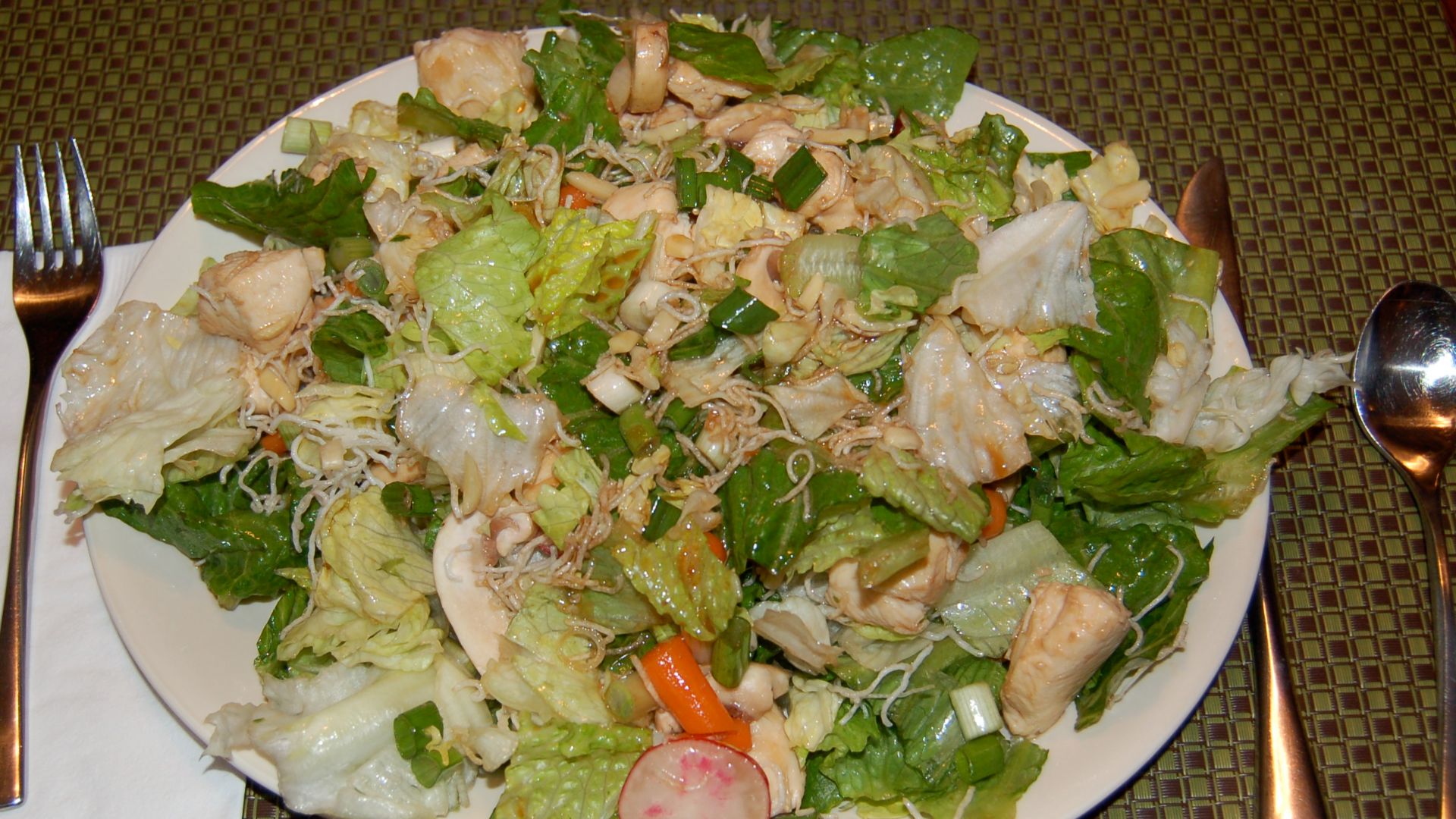 10. Salade de poulet à la chinoise