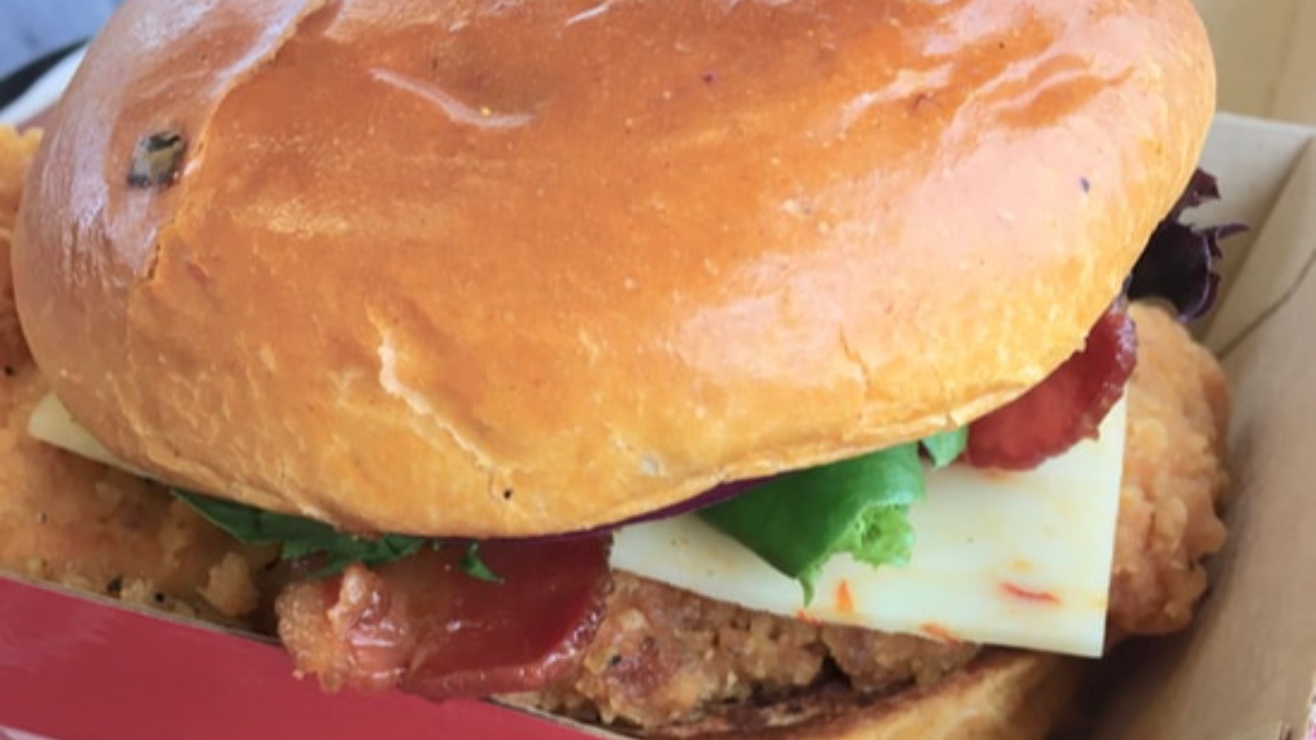 4. Le sandwich au poulet épicé de Wendy's