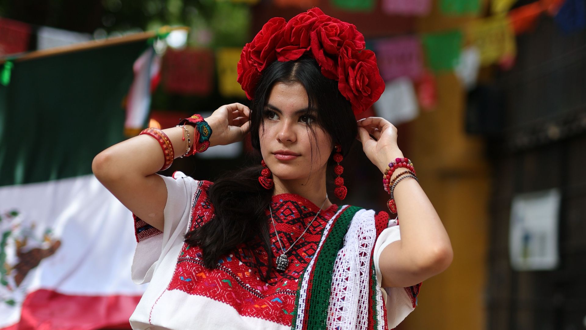 3. Le Mexique : vert, blanc et rouge