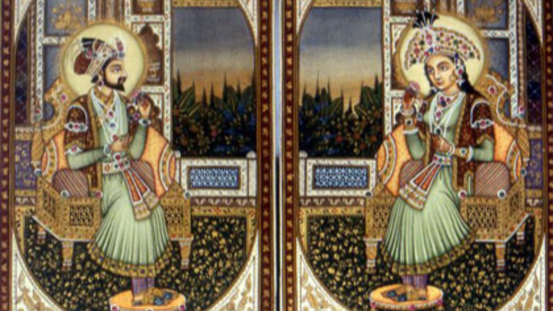 9. Shah Jahan et Mumtaz Mahal