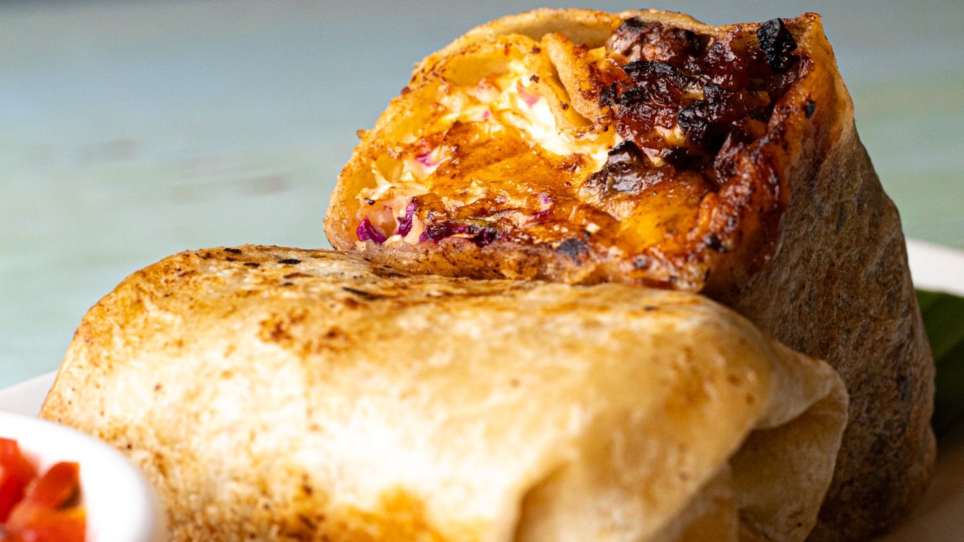 3. Burrito nappé de fromage