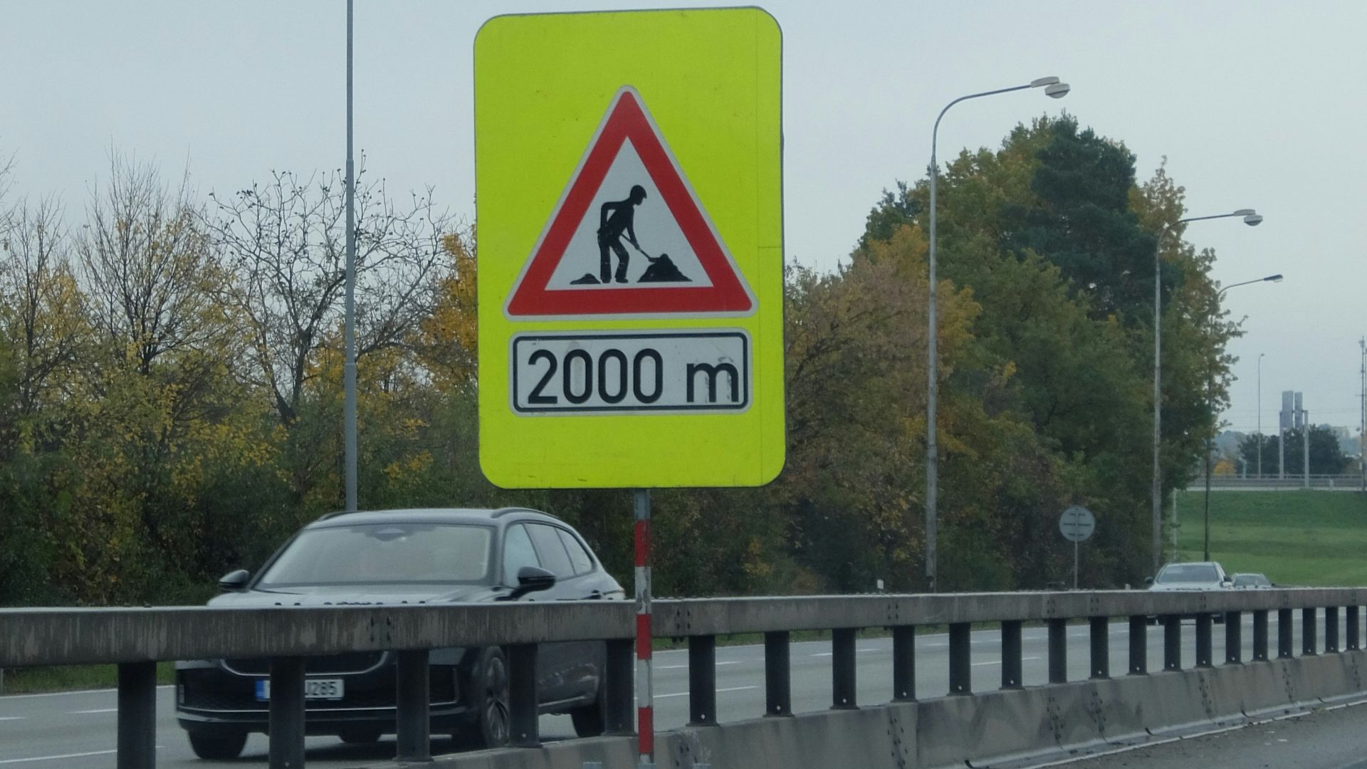 8. Lorsque vous entrez dans une zone de travaux