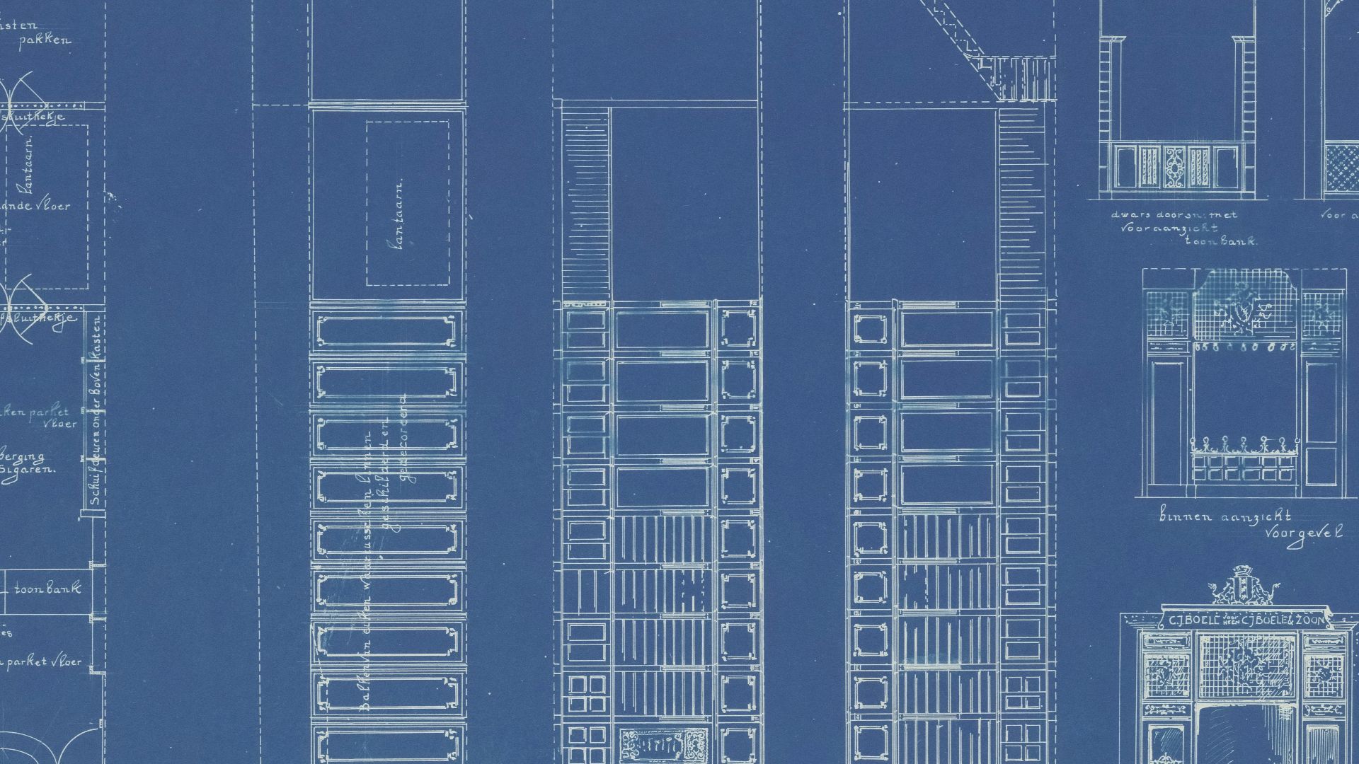 11. Plans architecturaux monochromes