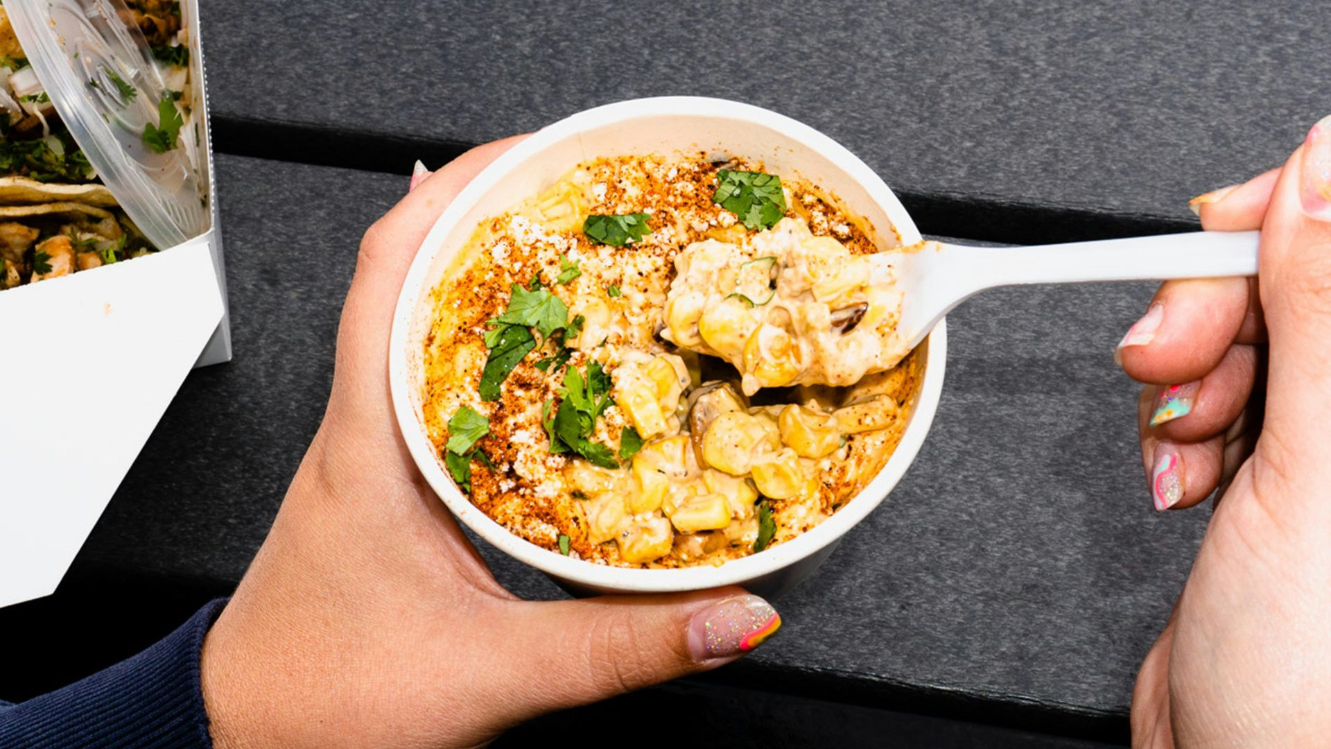 8. Coupelles de maïs à l'elote