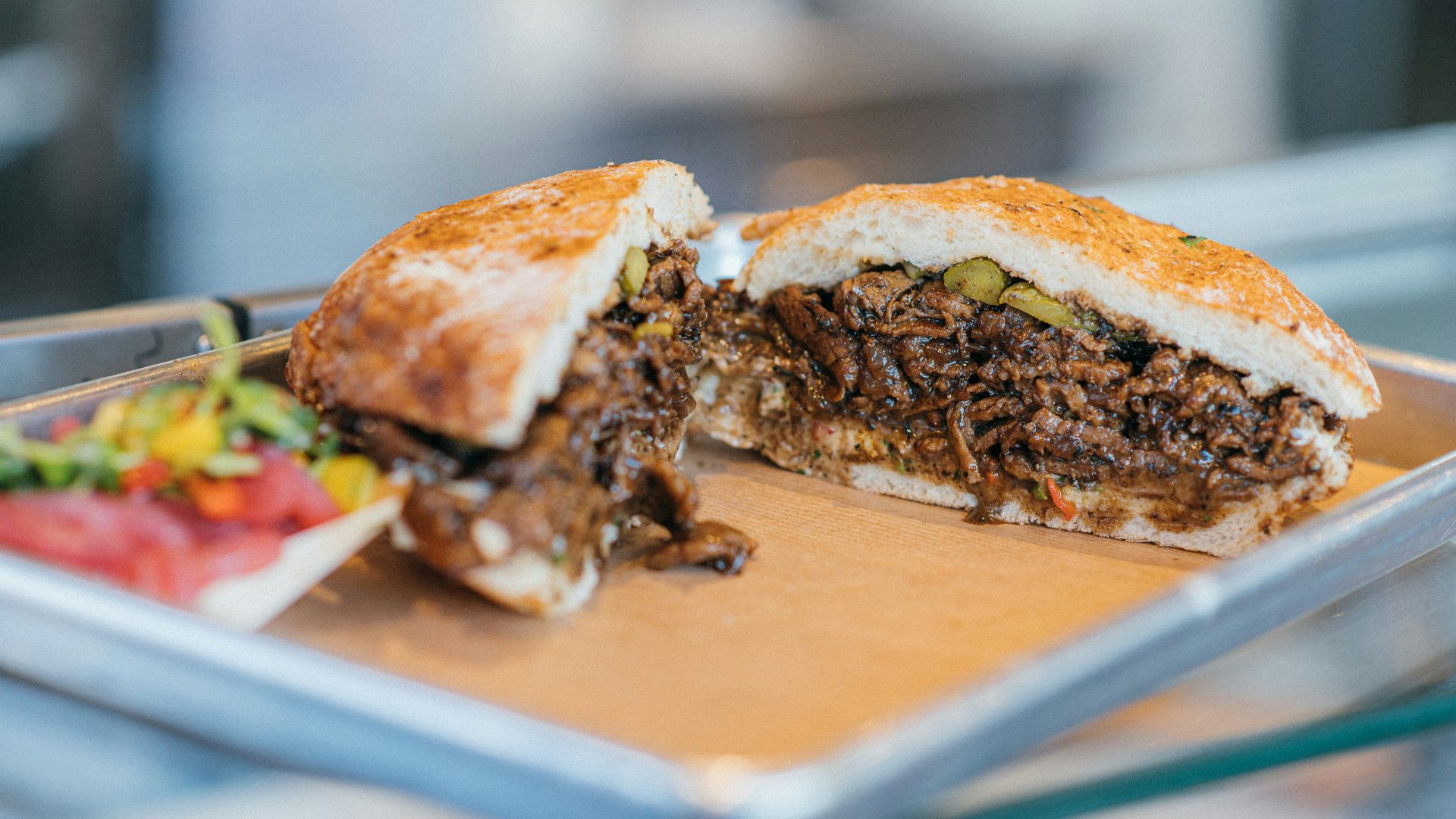 7. Un cheesesteak