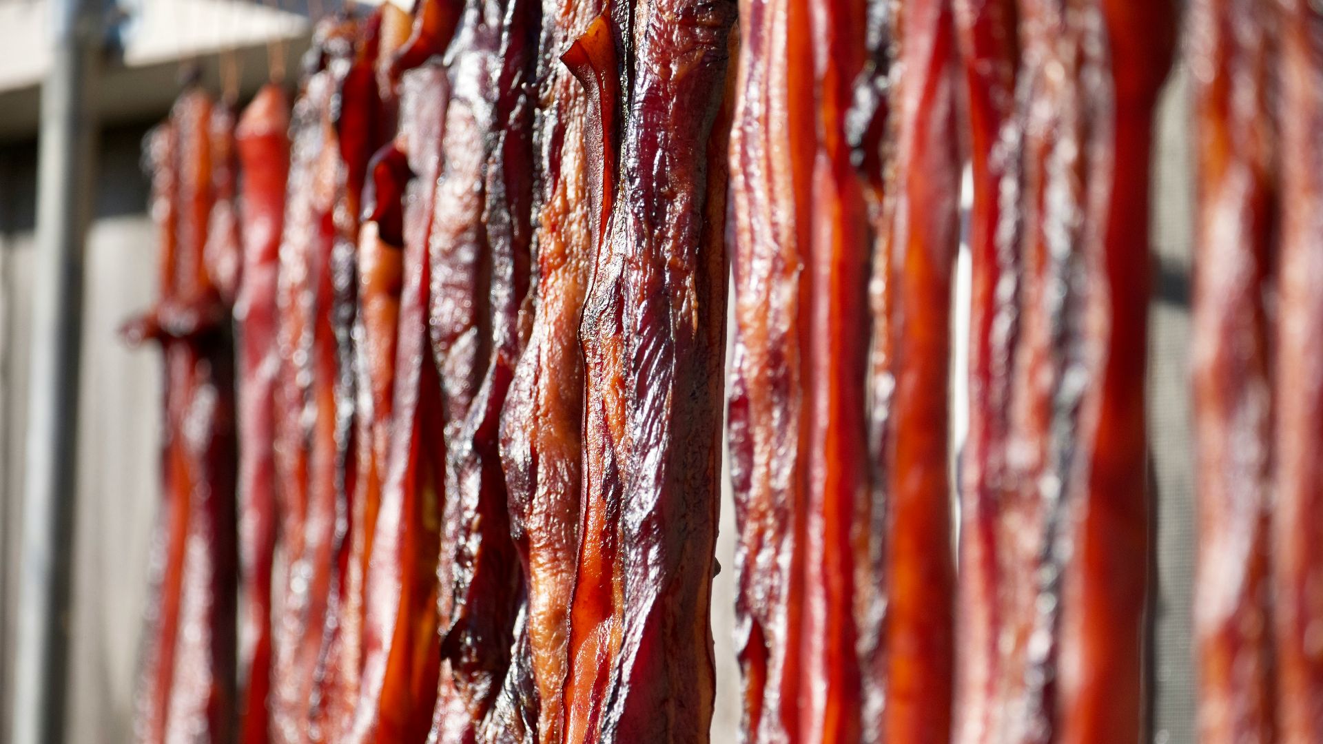 8. Bâtonnets de bœuf séché