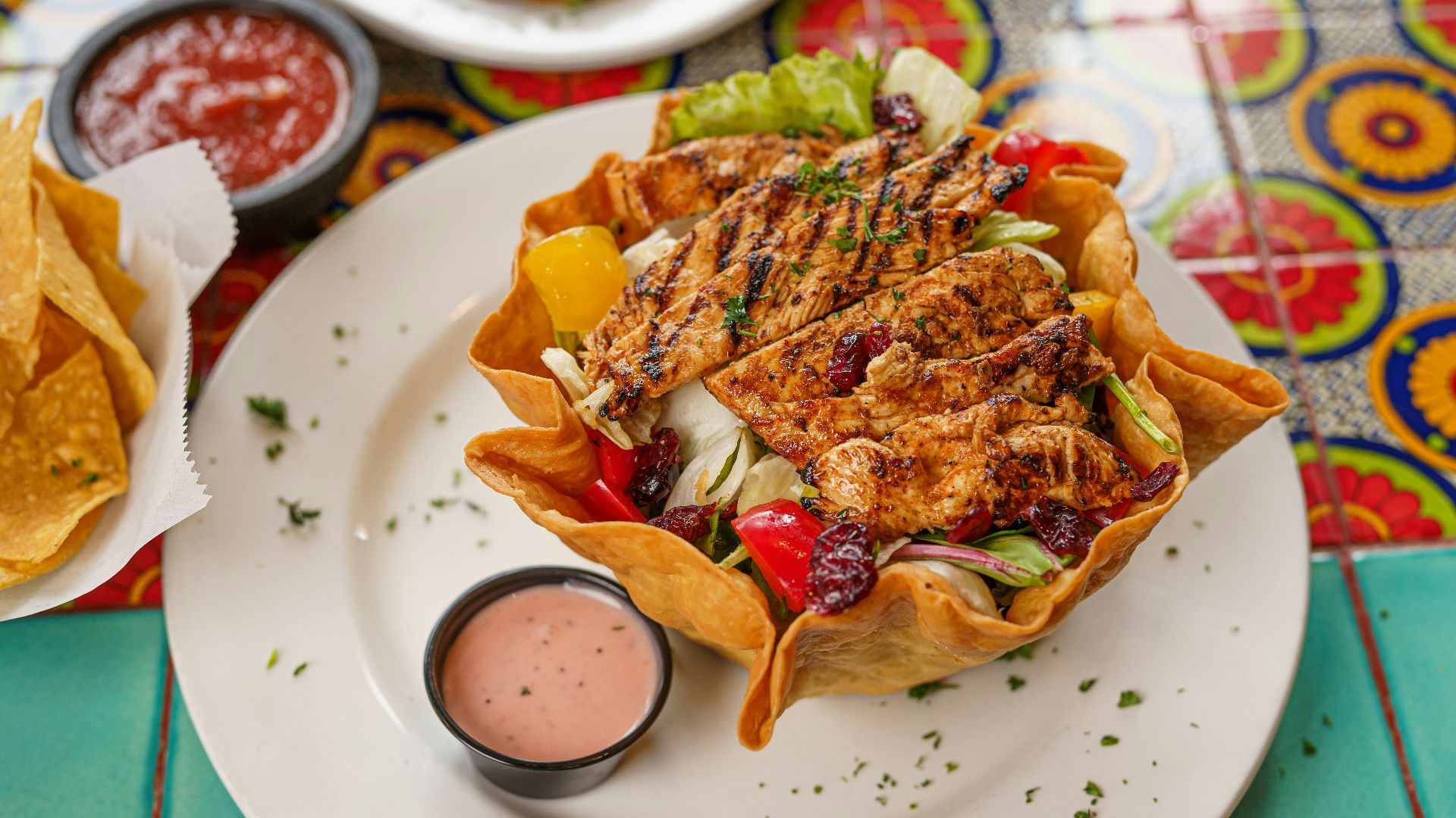 6. Salade de tacos dans une coque frite