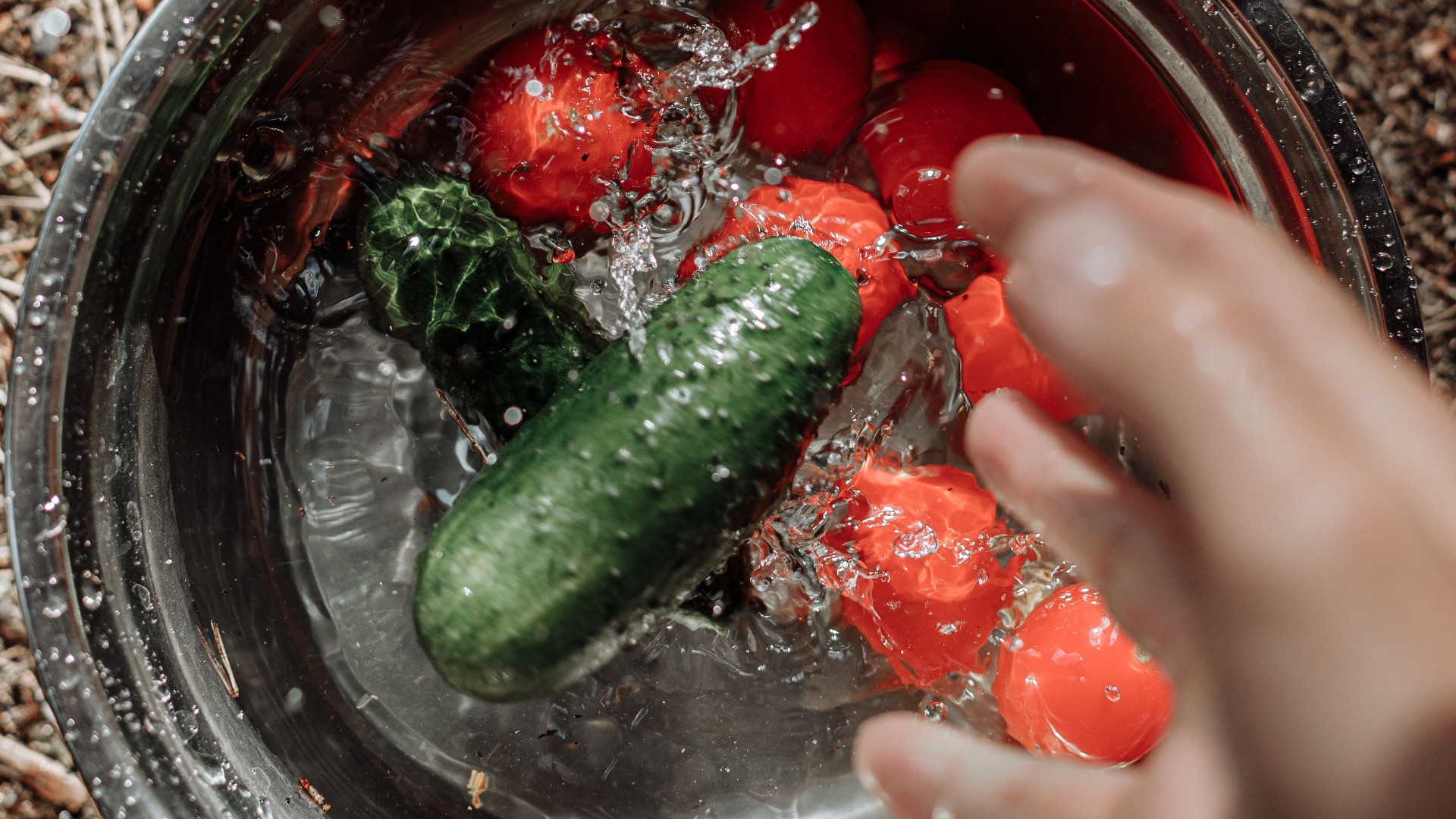 4. Faire tremper tous les aliments de la même manière