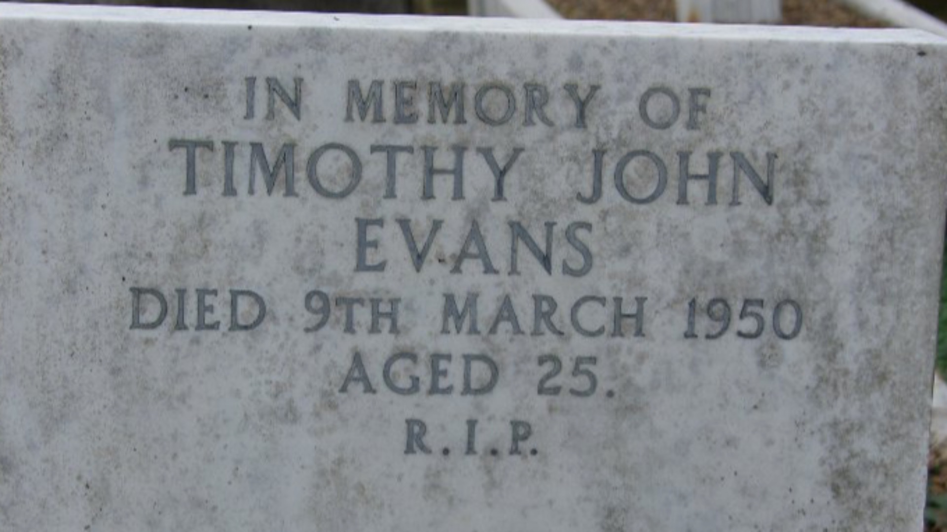18. Timothy Evans
