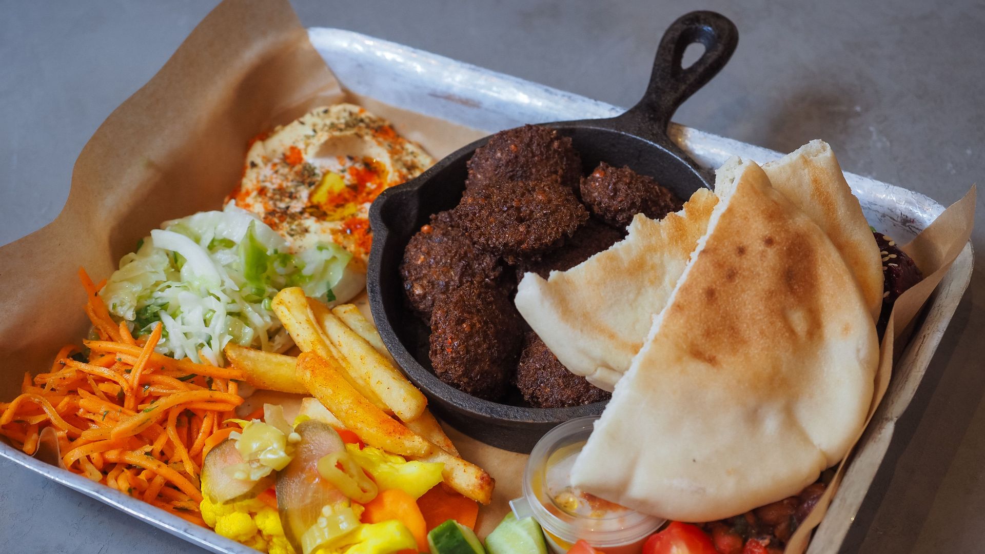 19. Pita aux falafels