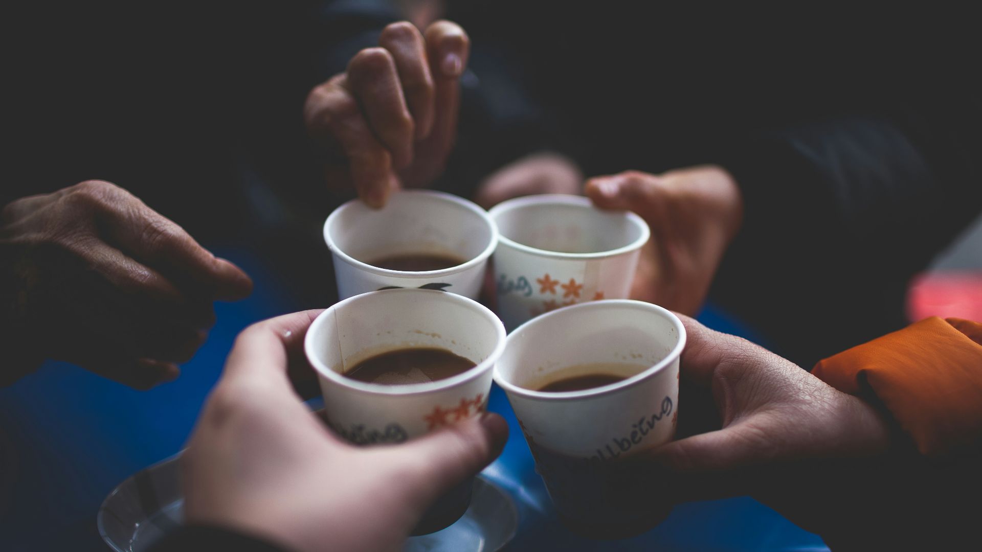 1. La réunion du matin autour d'un café