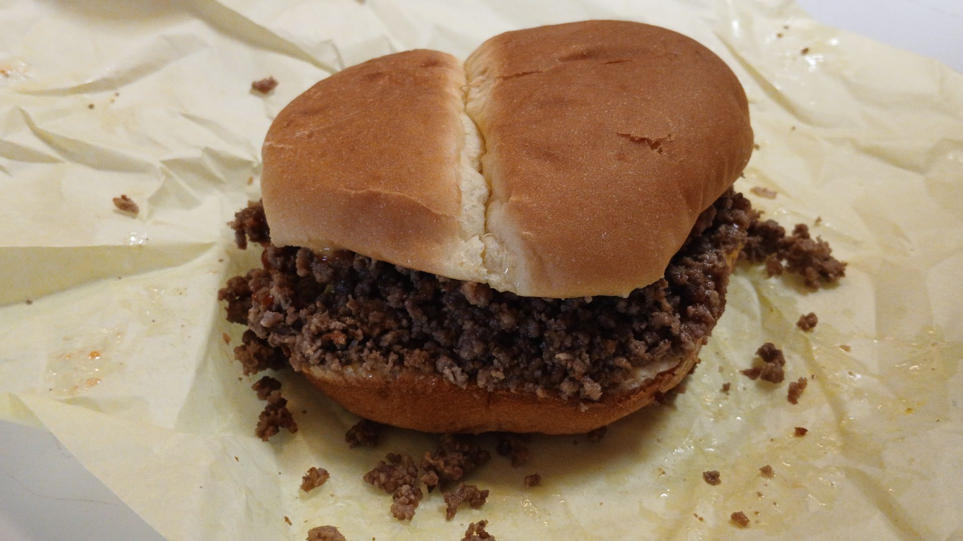 10. Sandwich à la viande hachée de Maid-Rite