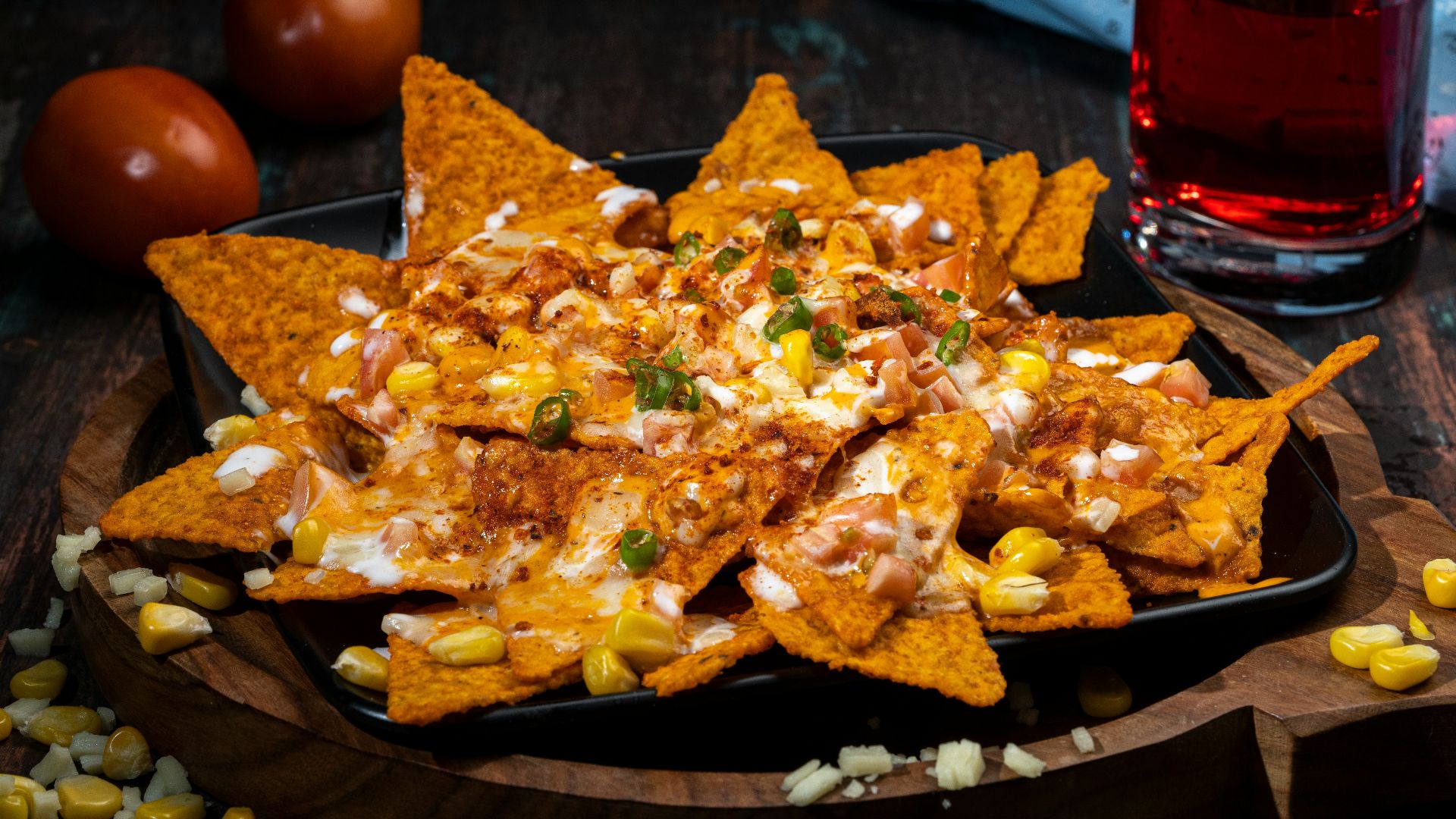 1. Nachos bien garnis
