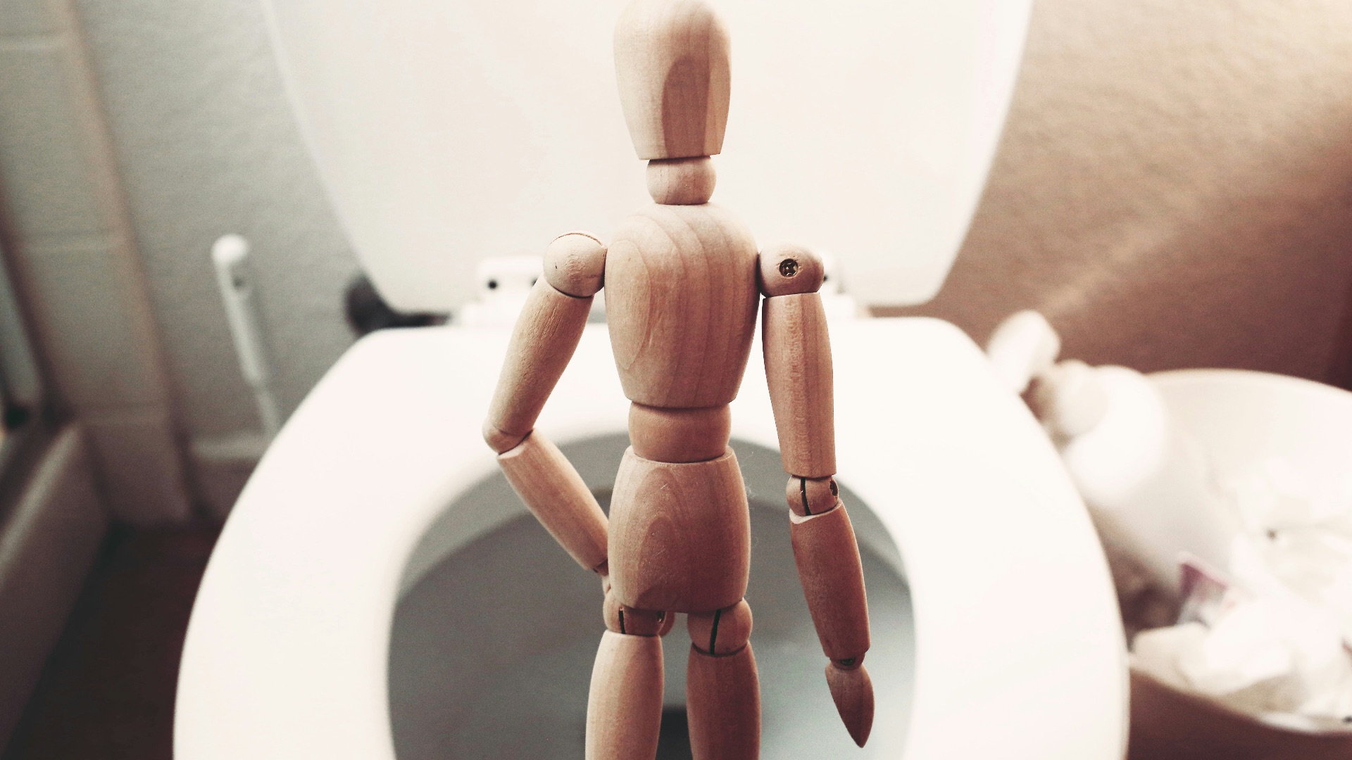 8. Vous êtes plus constipé(e) que d'habitude