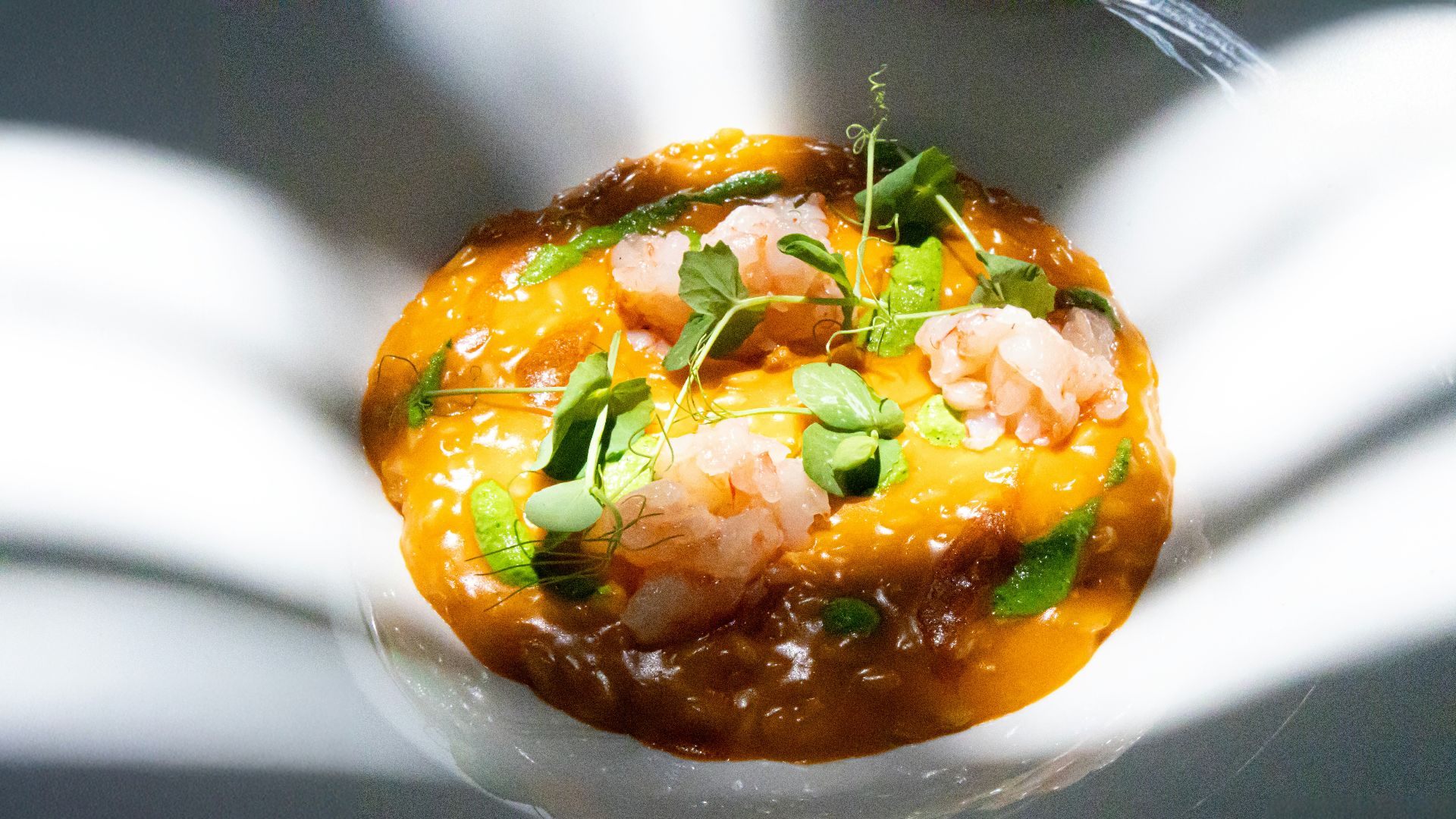 11. Crevettes et gruau de maïs