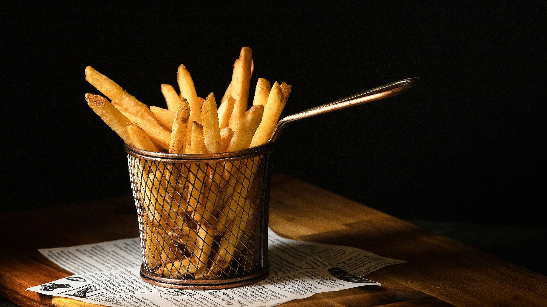 14. Des frites sans sel