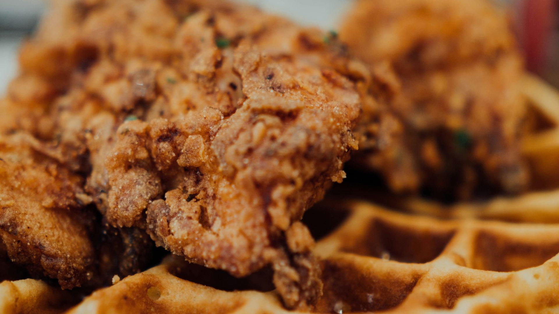 13. Poulet et gaufres