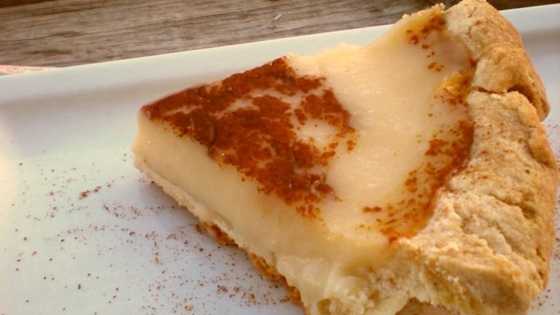 20. Tarte à la crème au sucre