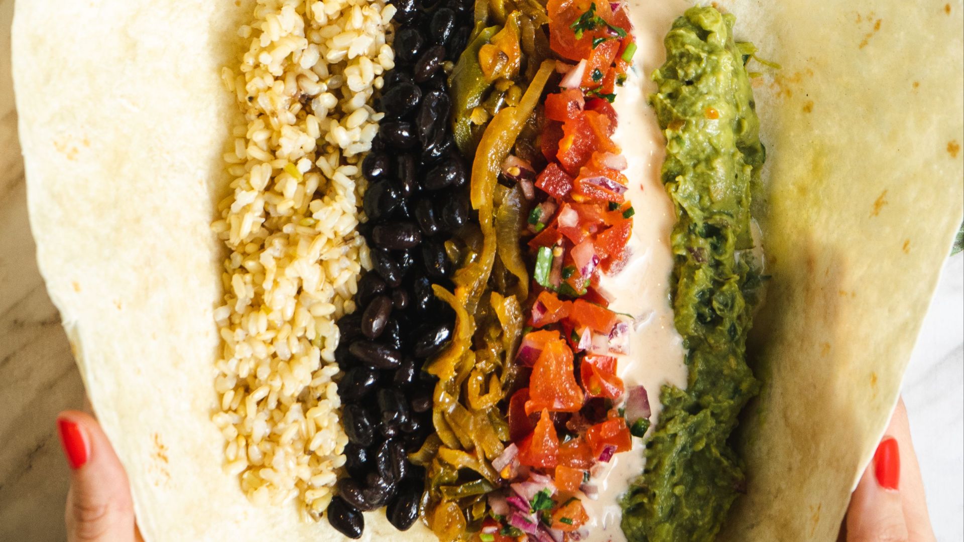 8. Portion extra-grande de haricots, riz et fromage